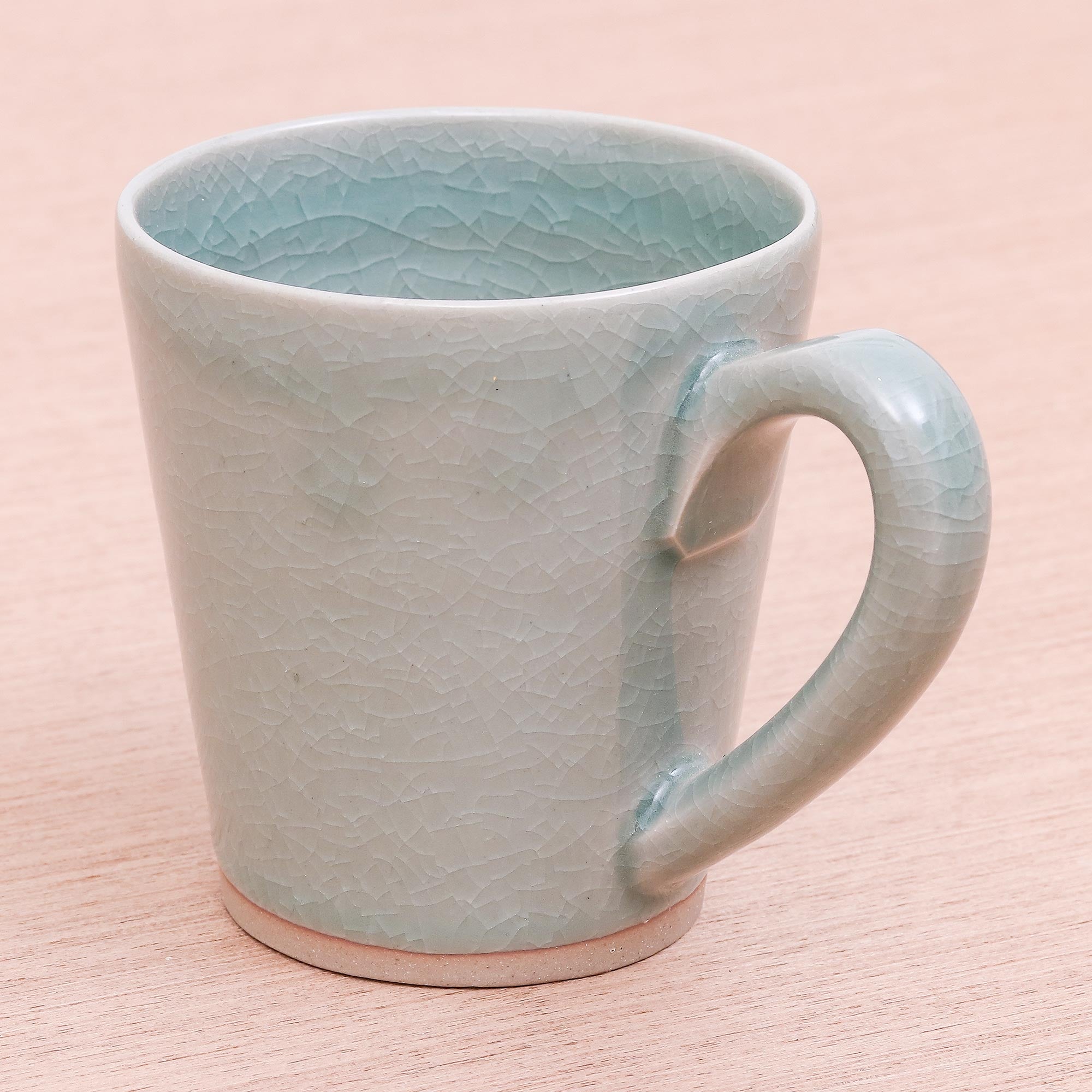 Premium Celadon Ceramic Kitty Mug - Ultimate Gift for Cat Lovers