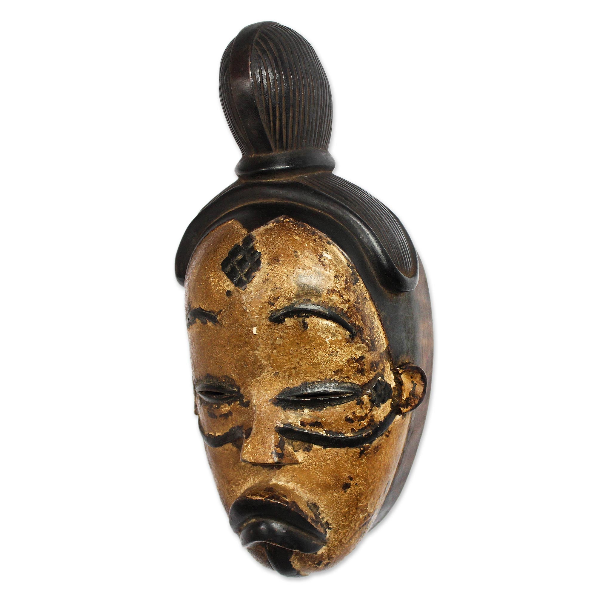 Premium Gabonese Wood Mask – Judge and Feast Collection
