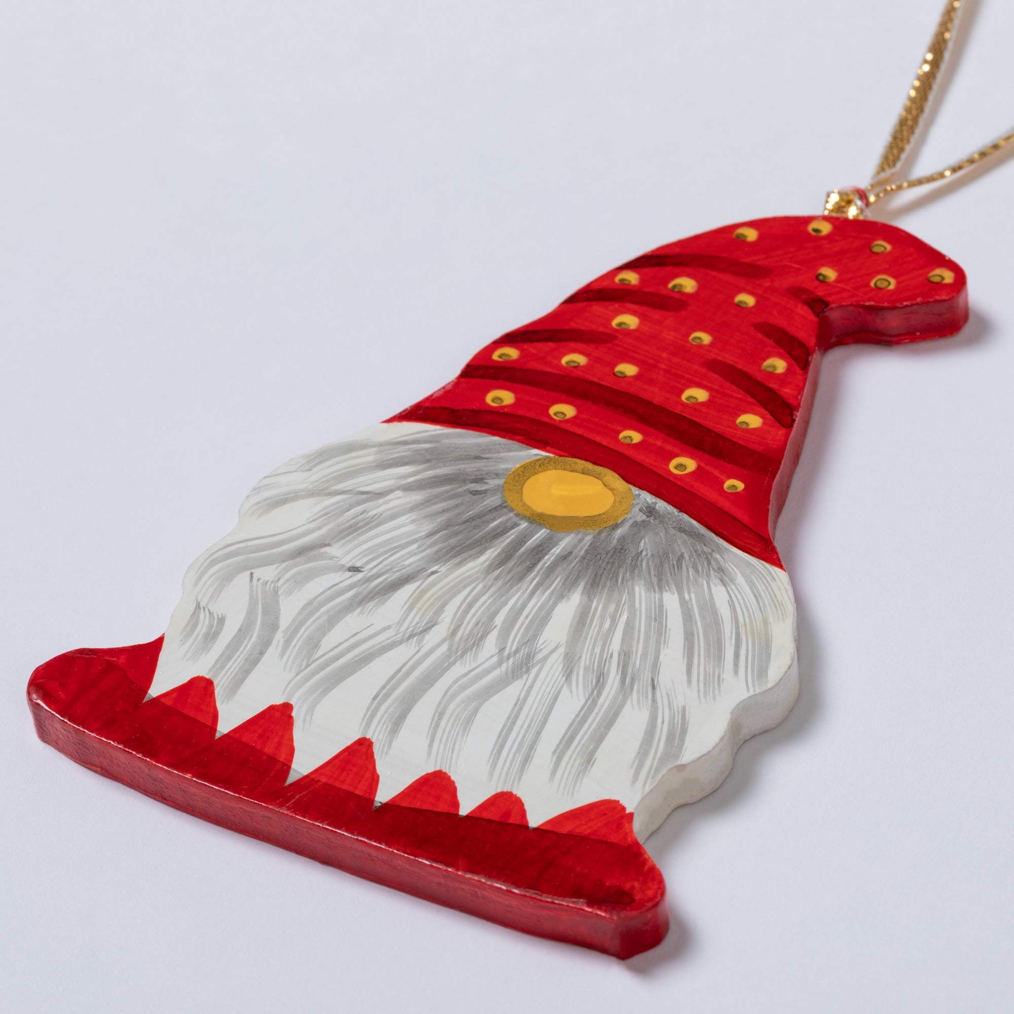 Premium Hand-Painted Gnome Ornament Collection