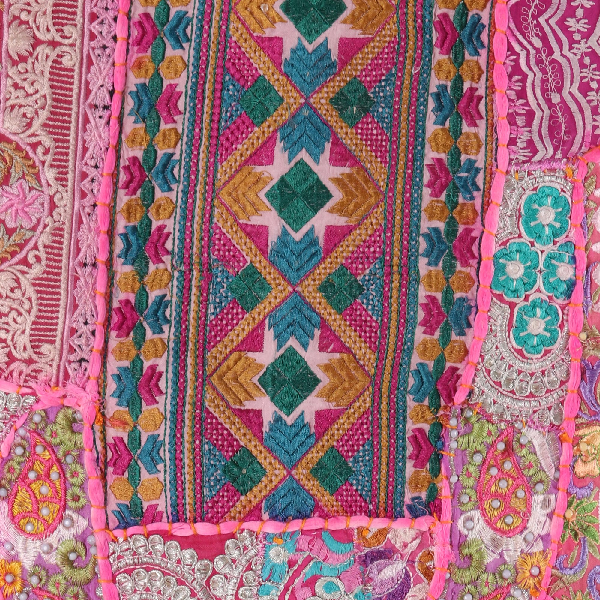Premium Jaipur Floral Wall Hanging - Recycled Cotton Blend