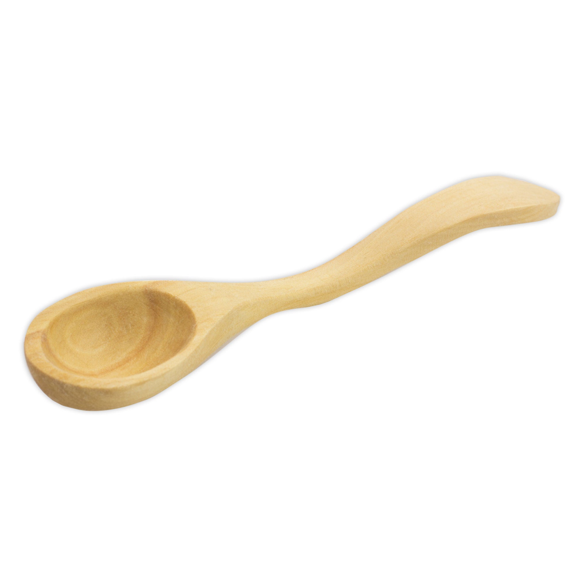 Premium Handcrafted Red Dipped Wooden Sugar Bowl & Spoon Set