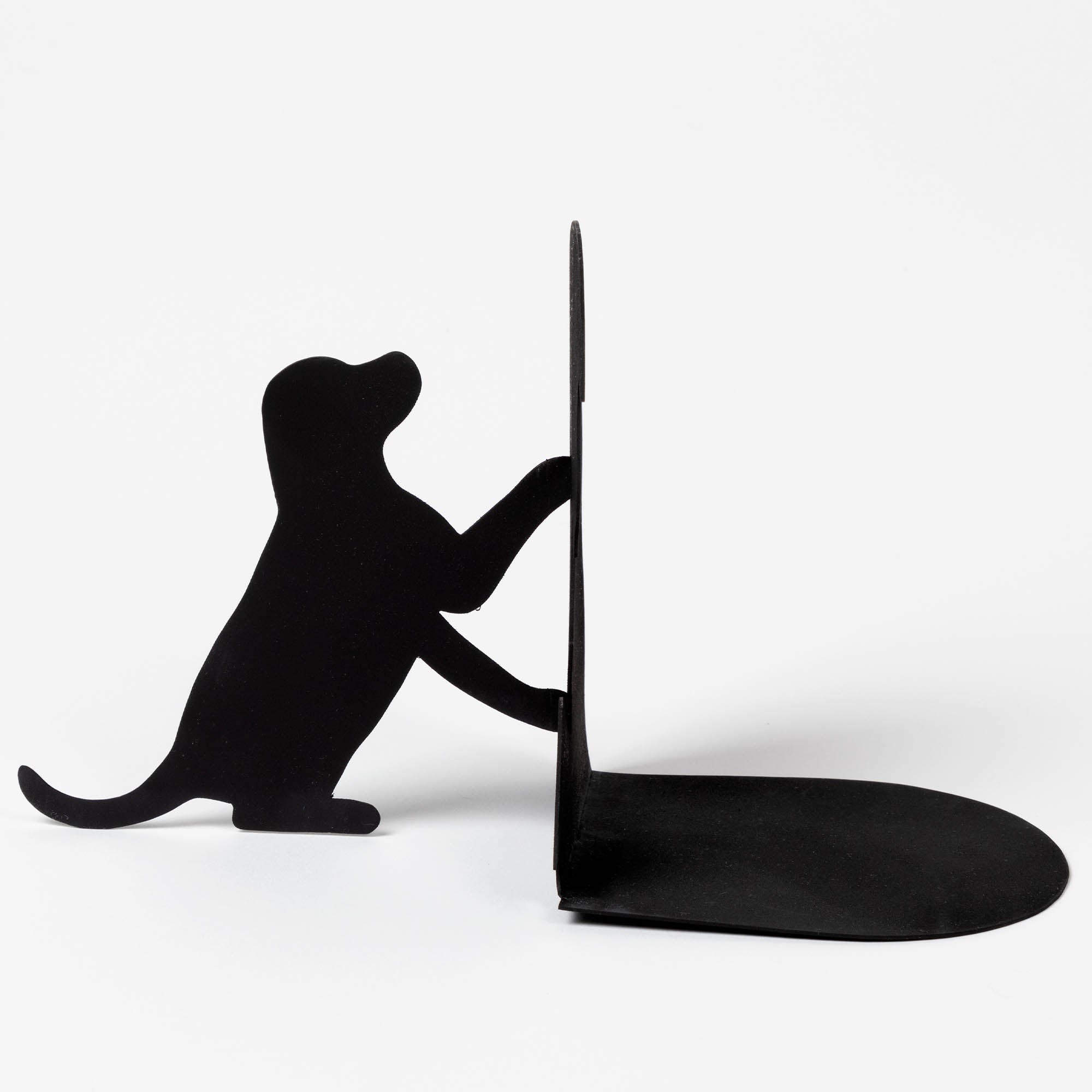 Premium Handcrafted Metal Pet Bookends - Cats & Dogs