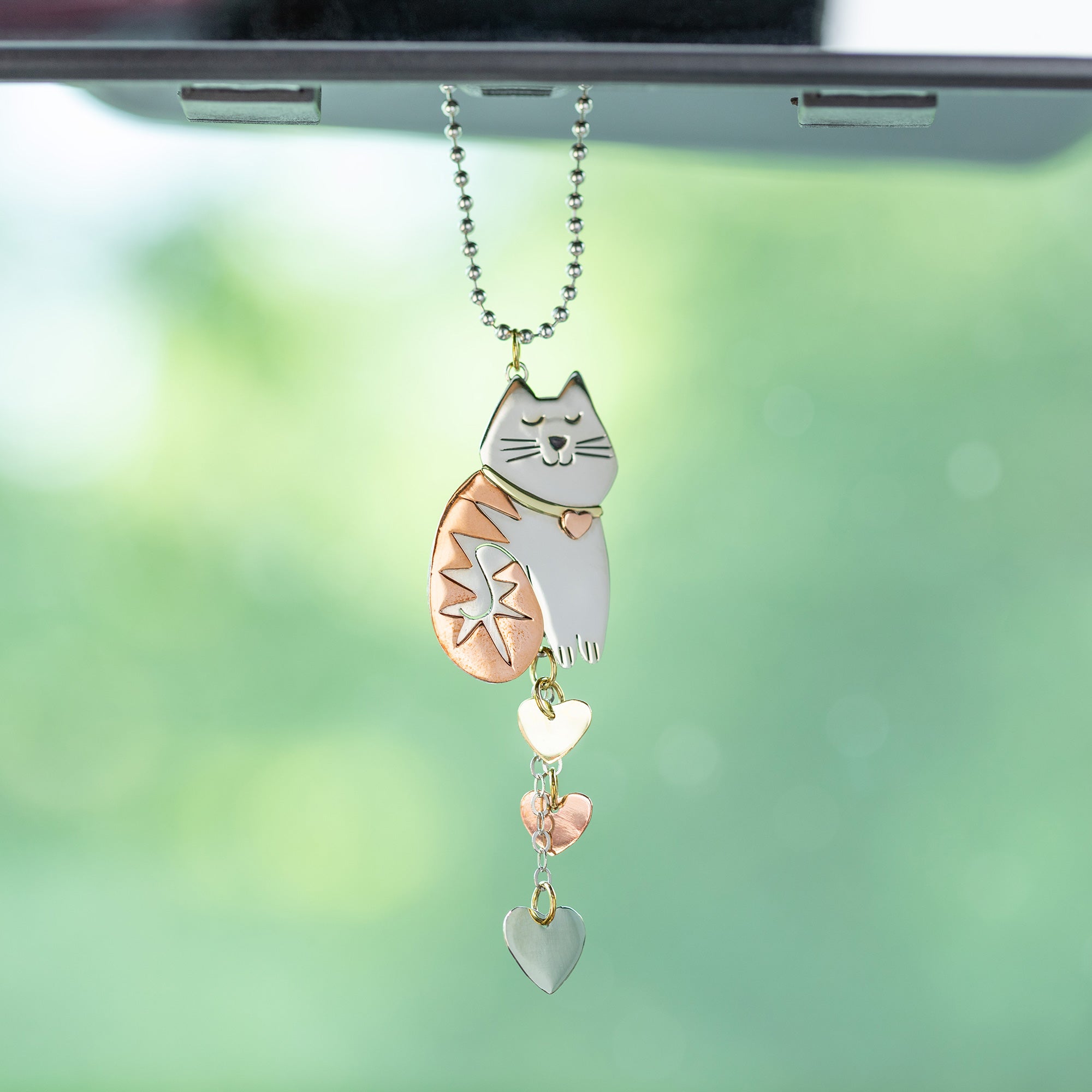 Premium Pet Parent Mixed Metal Car Charm - Ultimate Car Accessory
