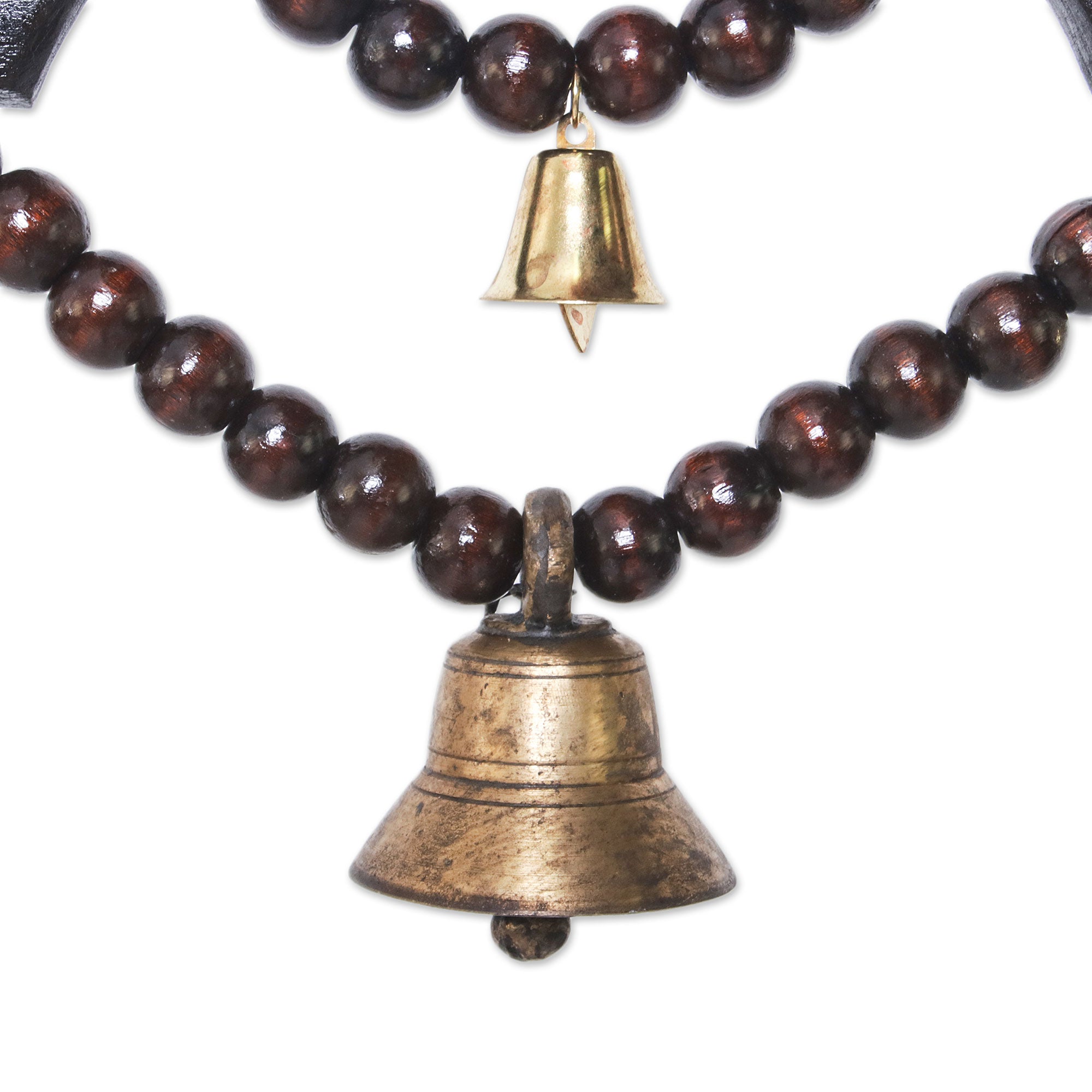 Premium Handcrafted Raintree Wood Bell Mobile – Inspired by Thai Countryside