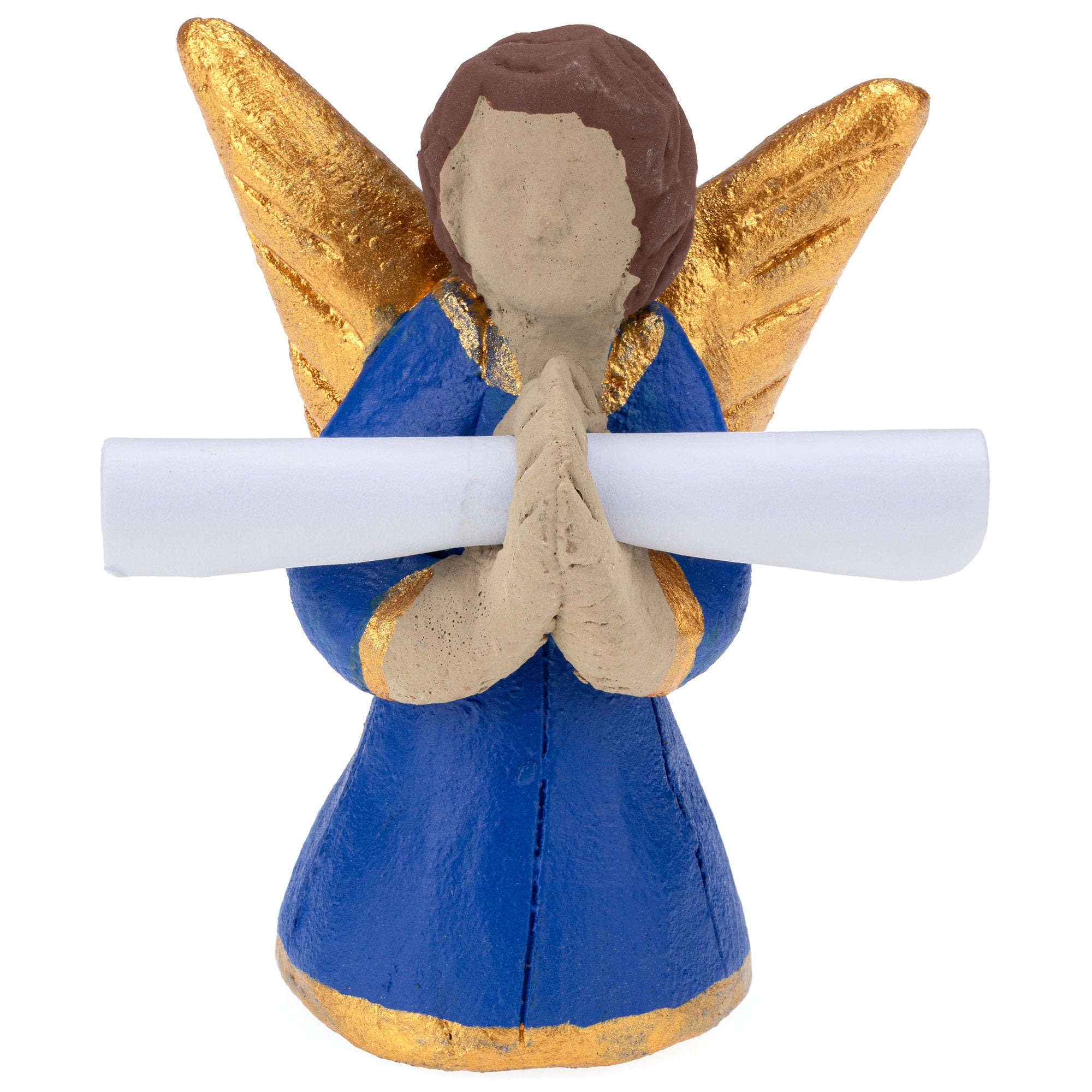 Premium Handcrafted Ceramic Angel Figurine with Personalized Message