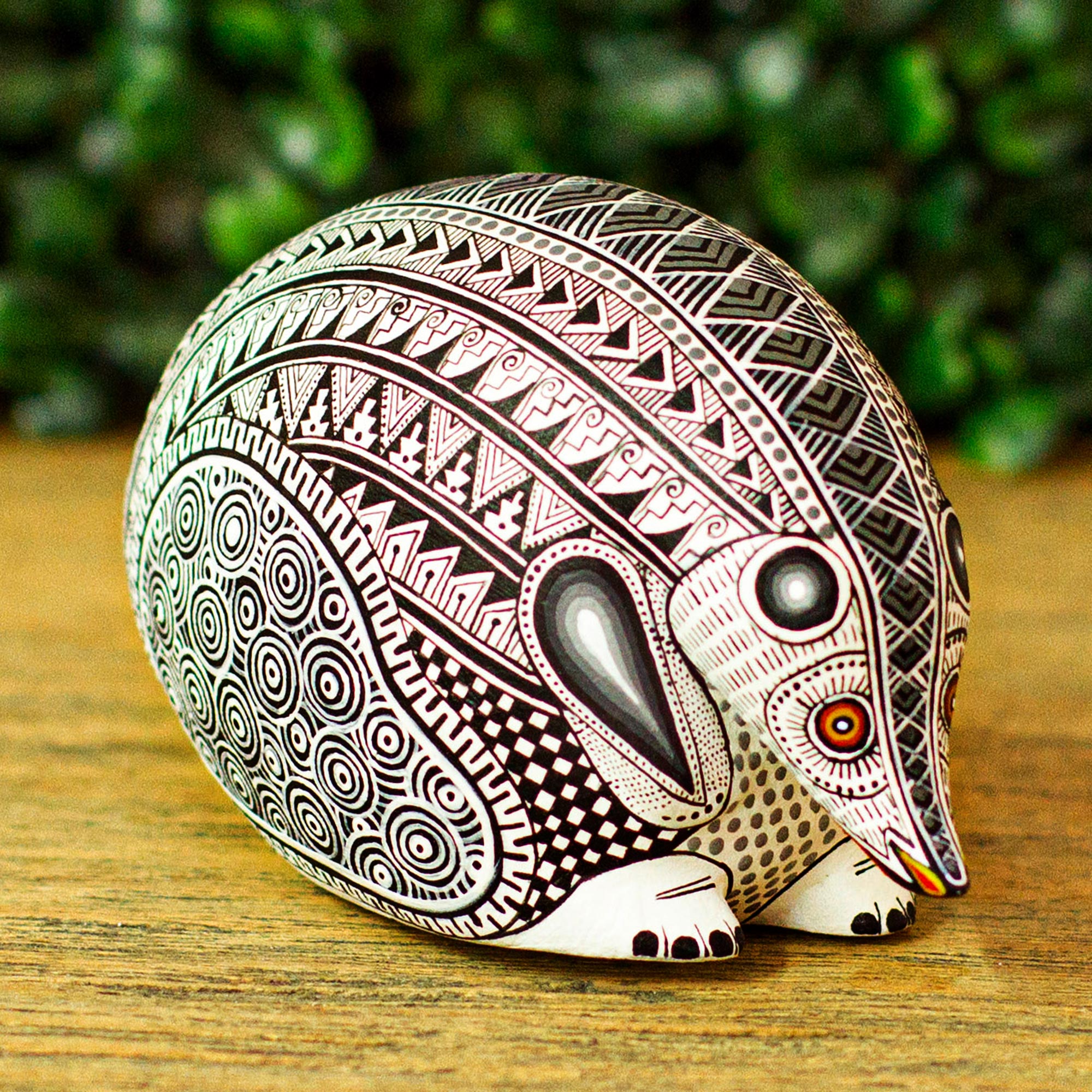 Premium Hand-Crafted Hedgehog Alebrije Figurine | Unique Mexican Artisan Design