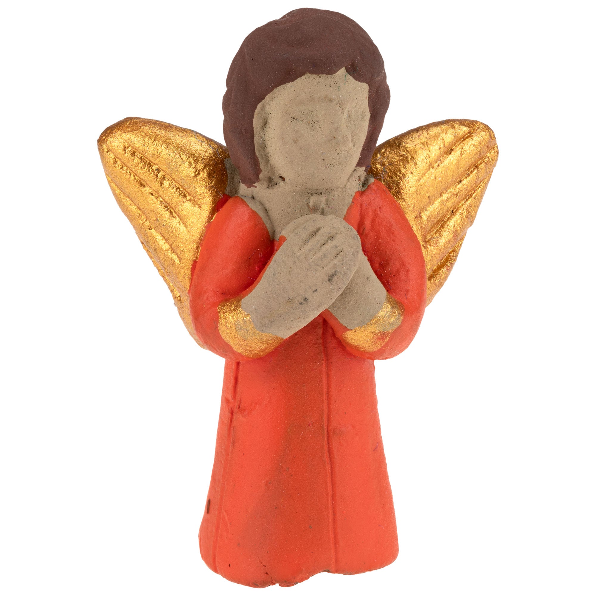 Premium Guardian Angel Ceramic Charm - Handcrafted in Guatemala