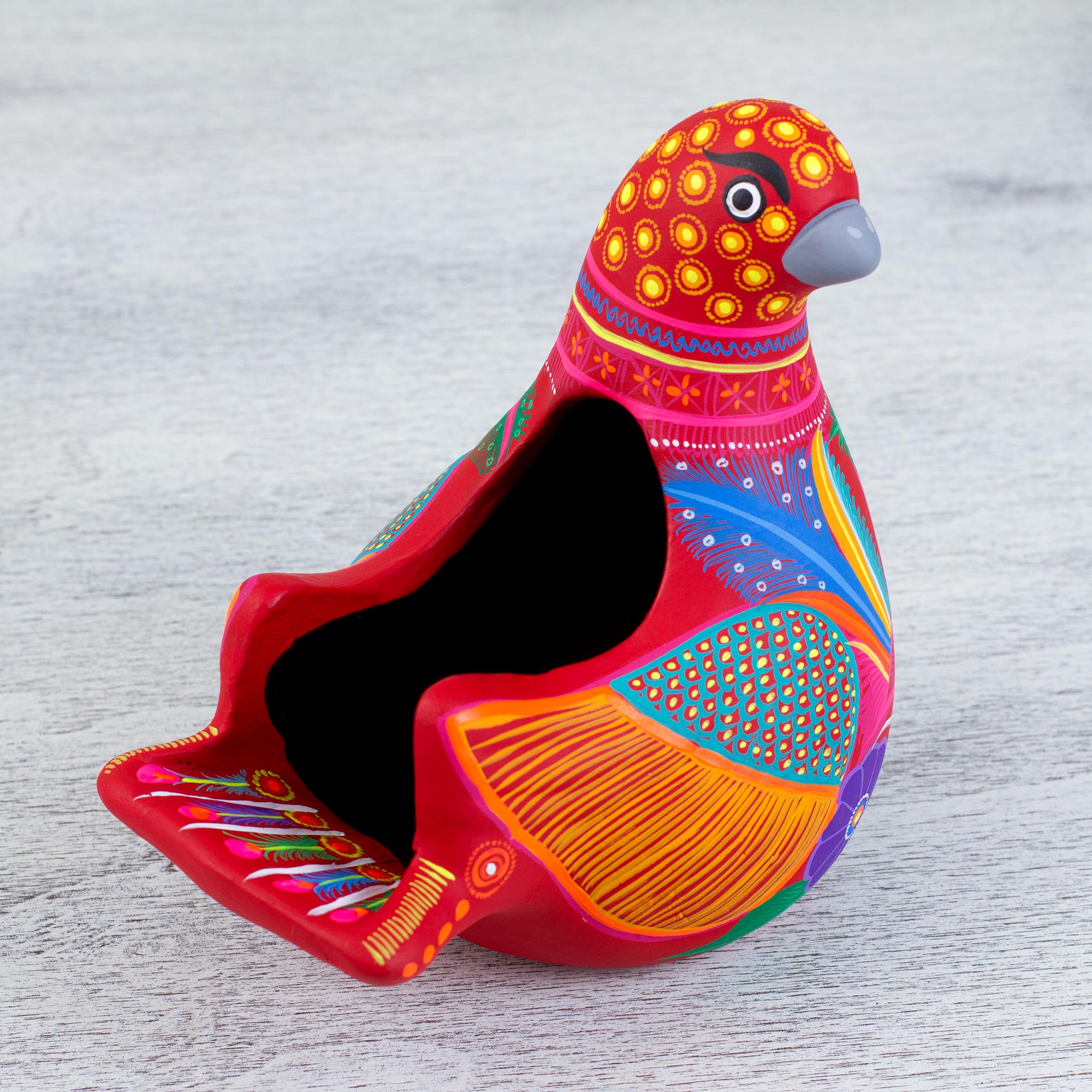 Premium Handcrafted Ceramic Dove Sculpture – Authentic Mexican Artistry