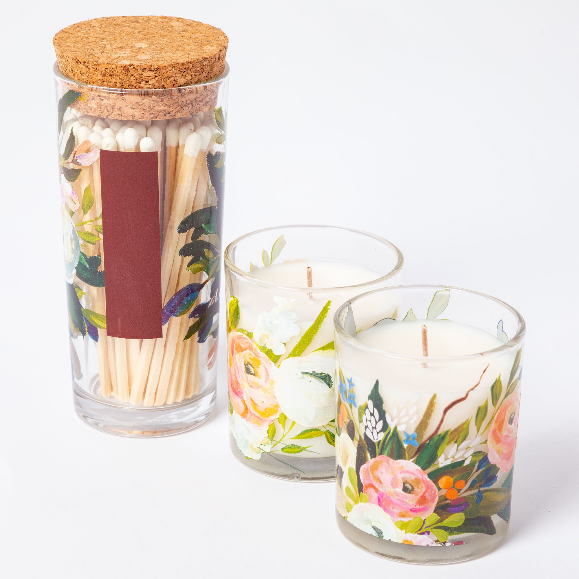 Premium Blooming Candles Gift Set - Ultimate Relaxation