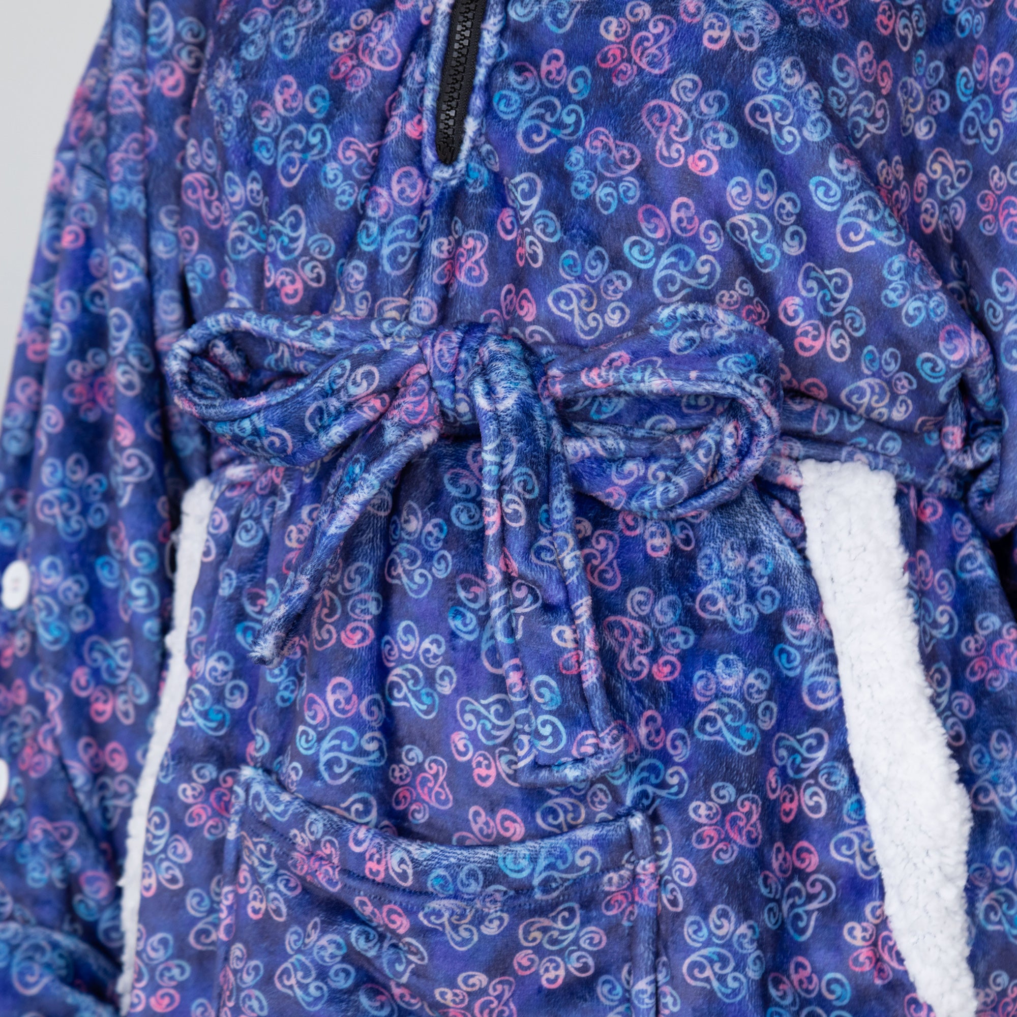 Ultimate Cozy™ Deluxe Paw Print Wearable Hoodie Blanket