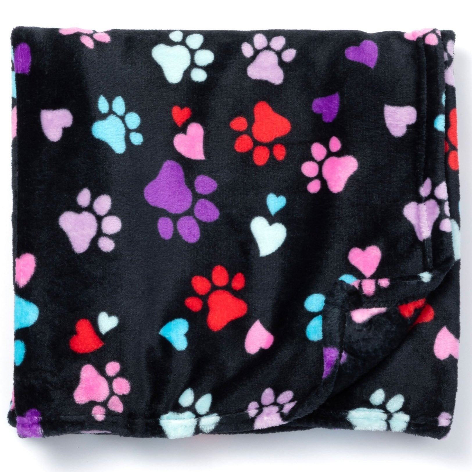 Premium Paw Print Fleece Blanket - Ultimate Cozy Comfort