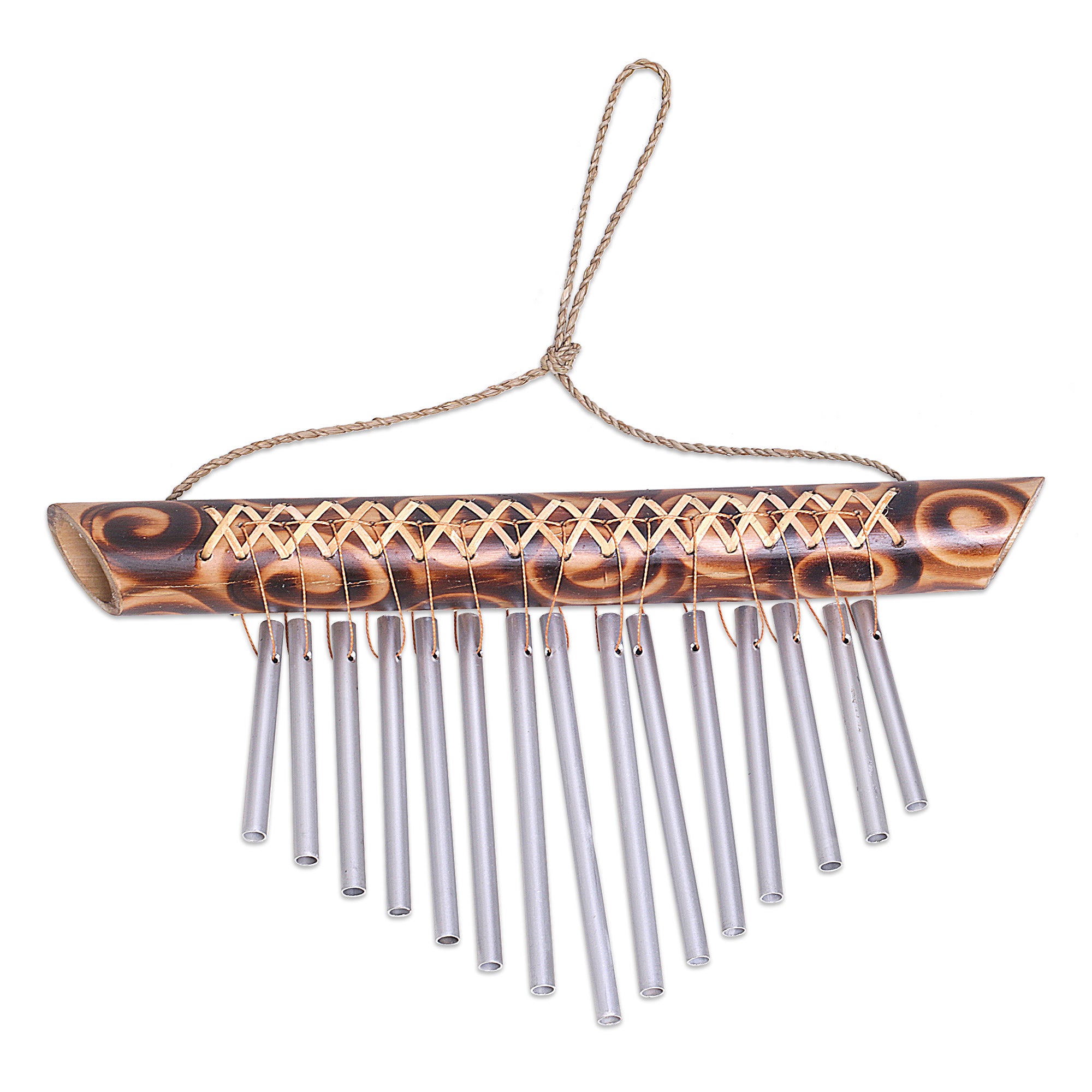 Premium Seaside Dancer Bamboo Wind Chime - Handmade in Bali