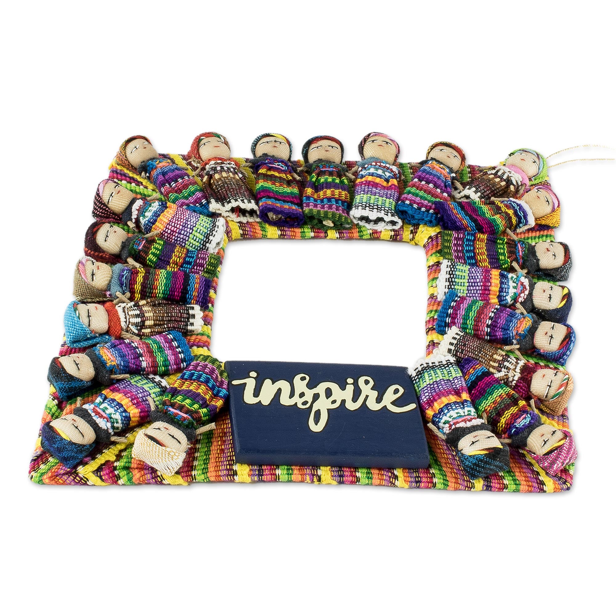 Premium Handmade Maya Worry Doll Inspirational Wreath - Ultimate Gift of Hope