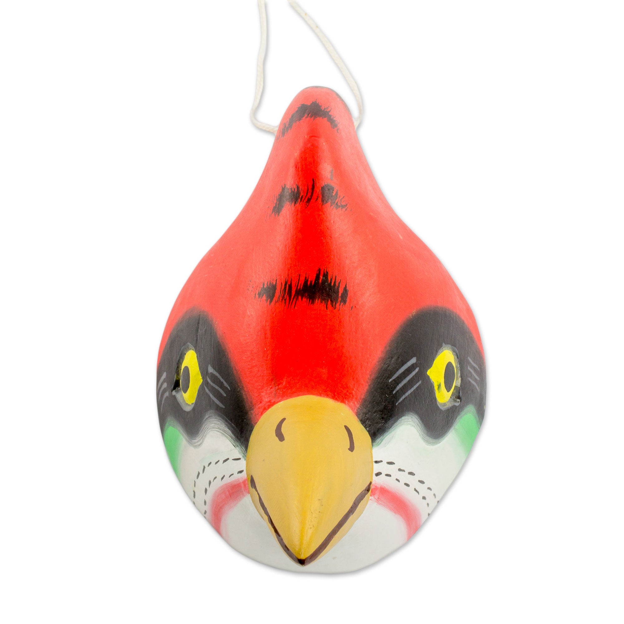 Premium Handcrafted Woodpecker Pinewood Wall Mask – Authentic Guatemalan Art