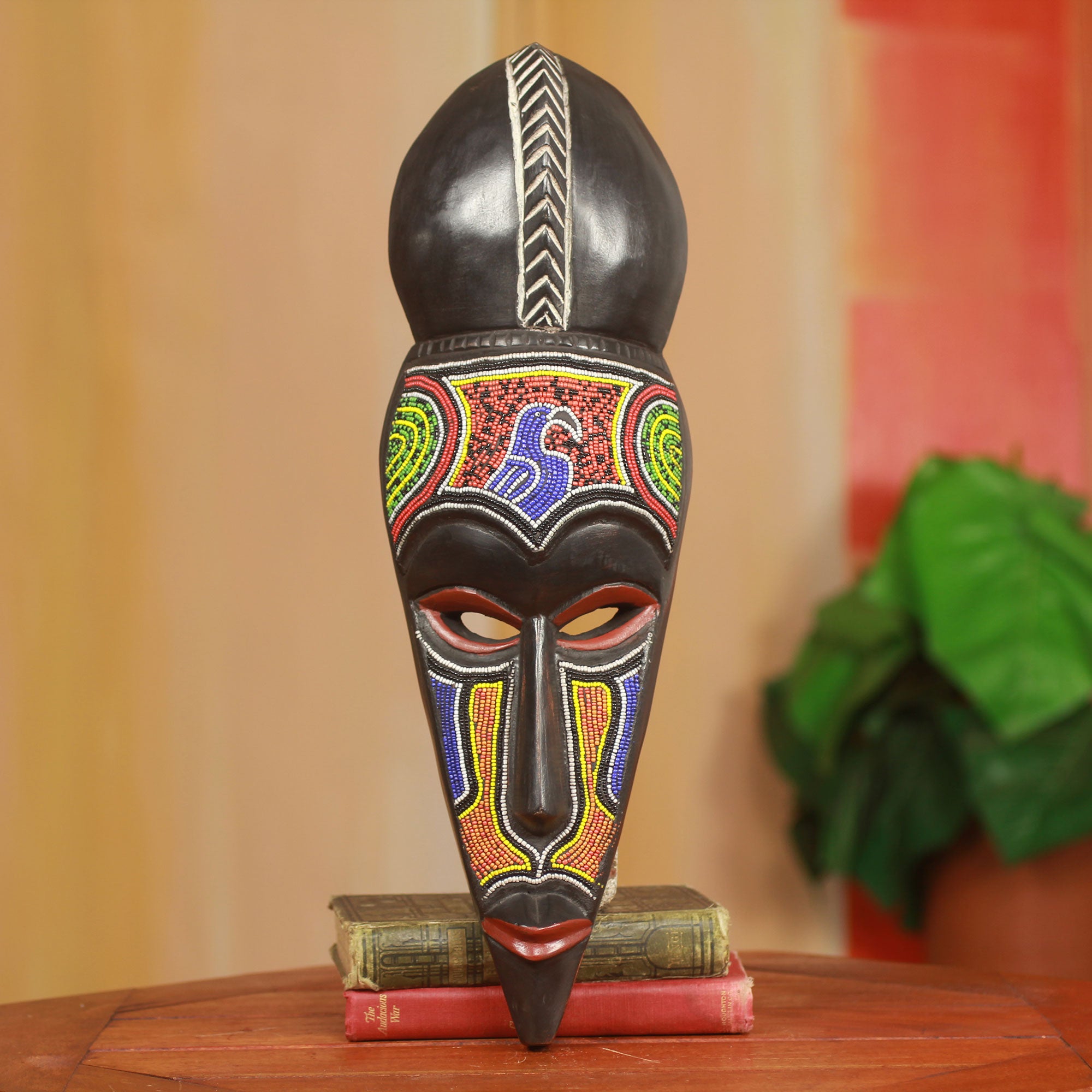 Premium Anuli Handcrafted African Wood Mask – Joyful Wall Art