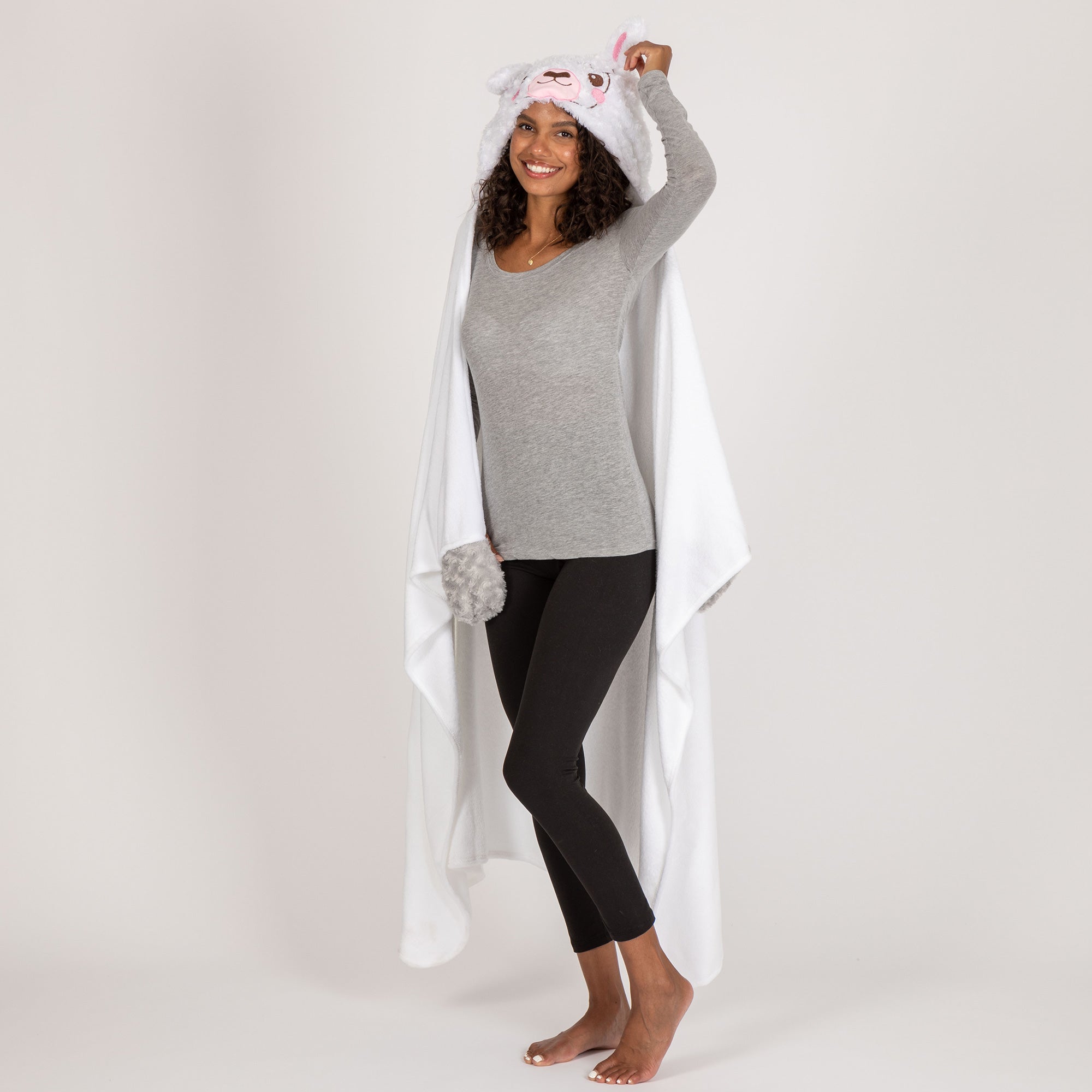 Ultimate Cozy Hooded Blanket - Premium Fleece with Paw Pockets