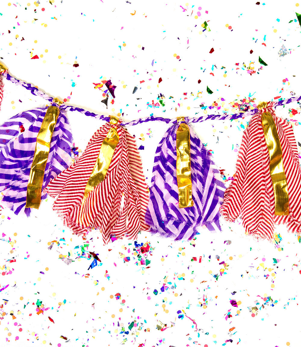 Premium Sari Party Tassel Garland - Festive & Eco-Friendly