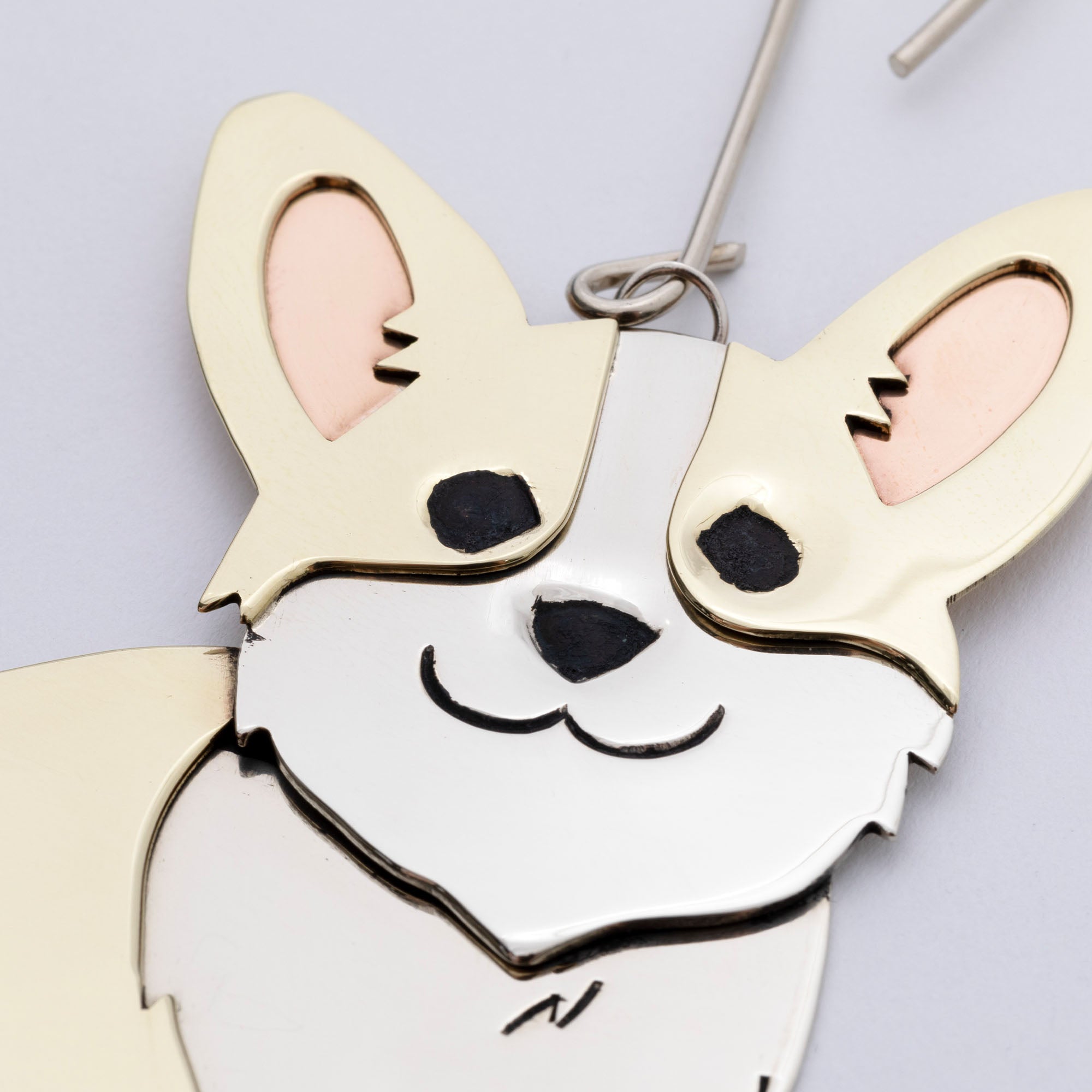 Premium Mixed Metal Dog Breed Ornament | Handmade Fair Trade Decor