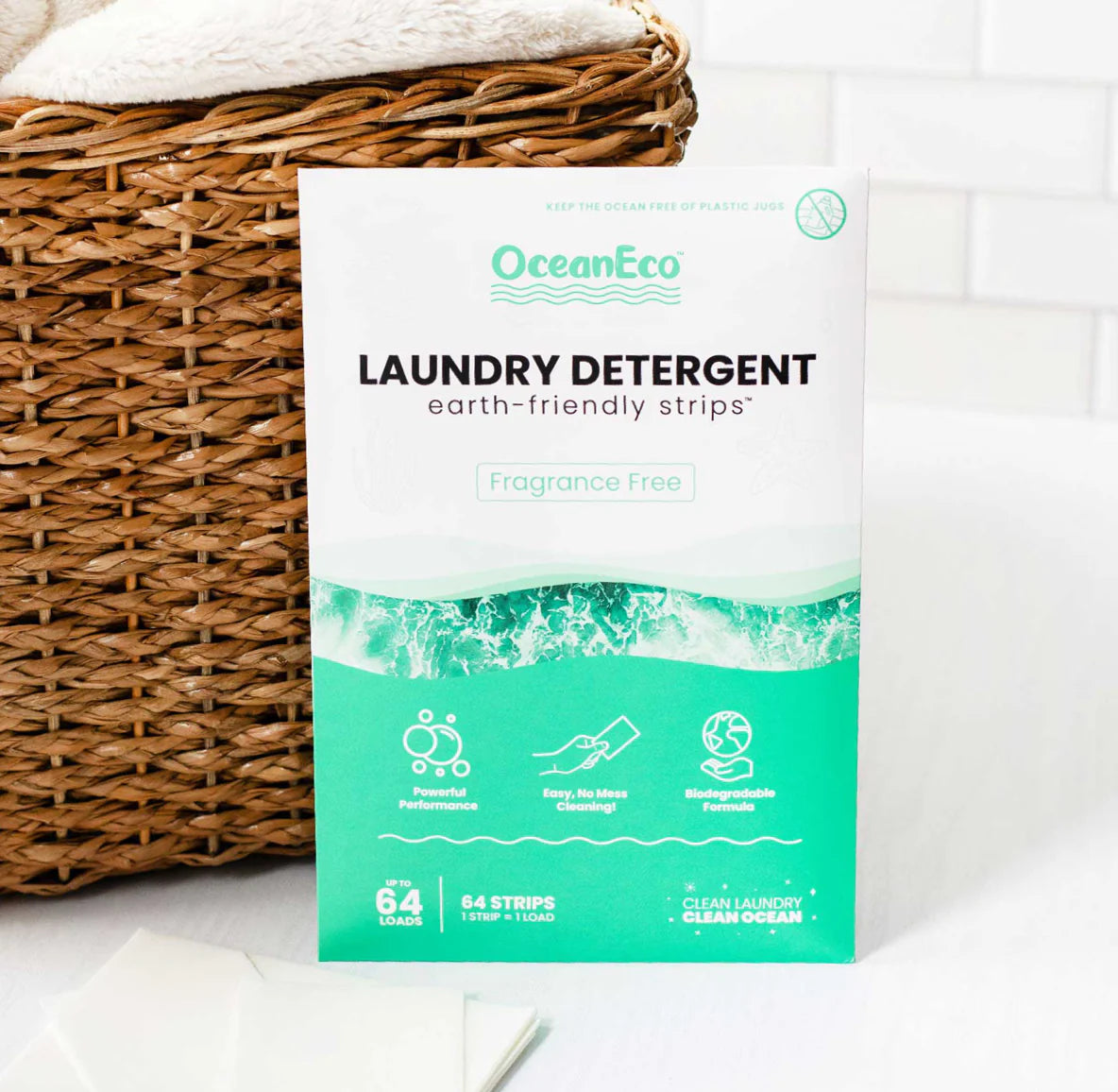 Ultimate OceanEco™ Zero-Waste Laundry Detergent Strips