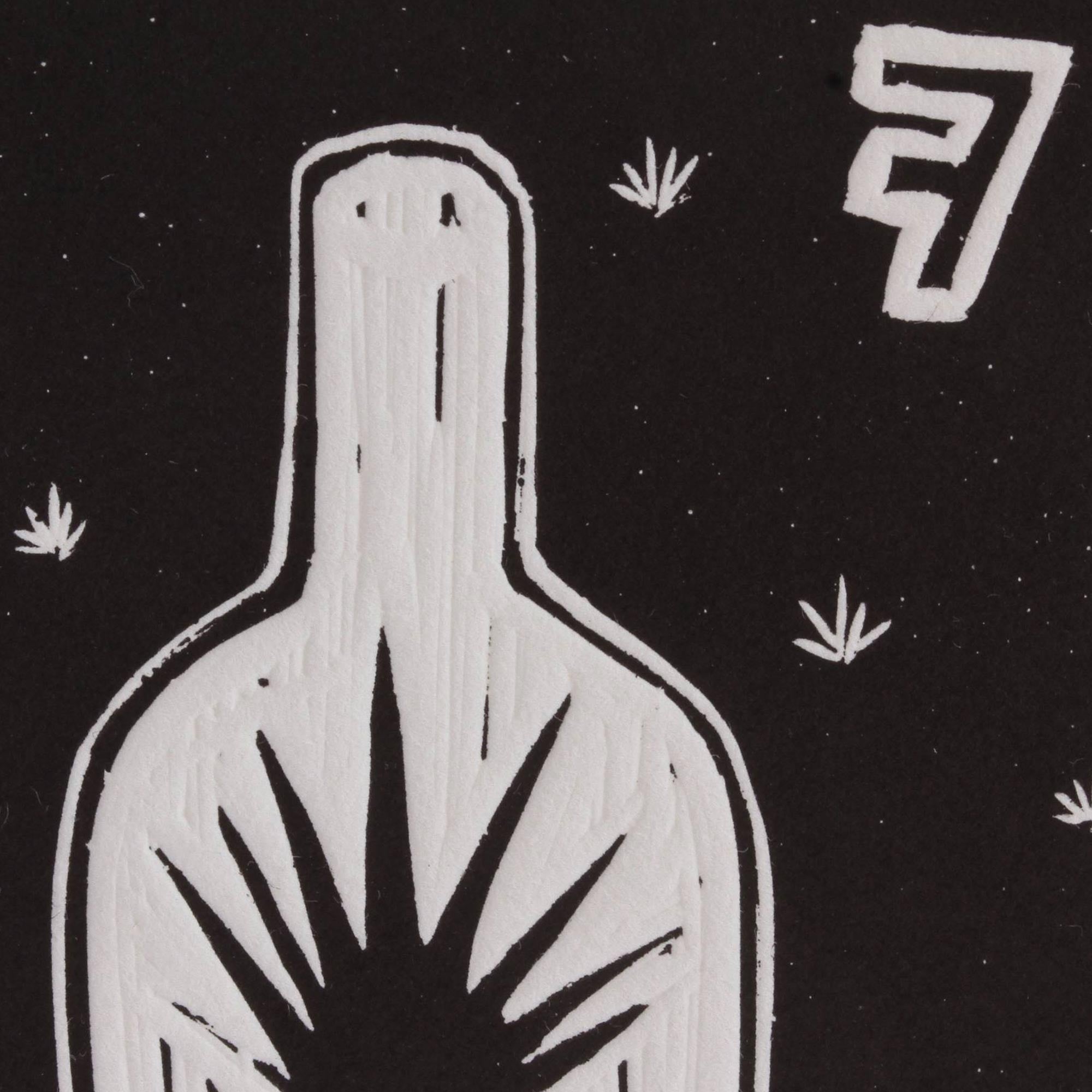 Premium Tequila Lotto Art Print 'The Bottle' - Limited Edition