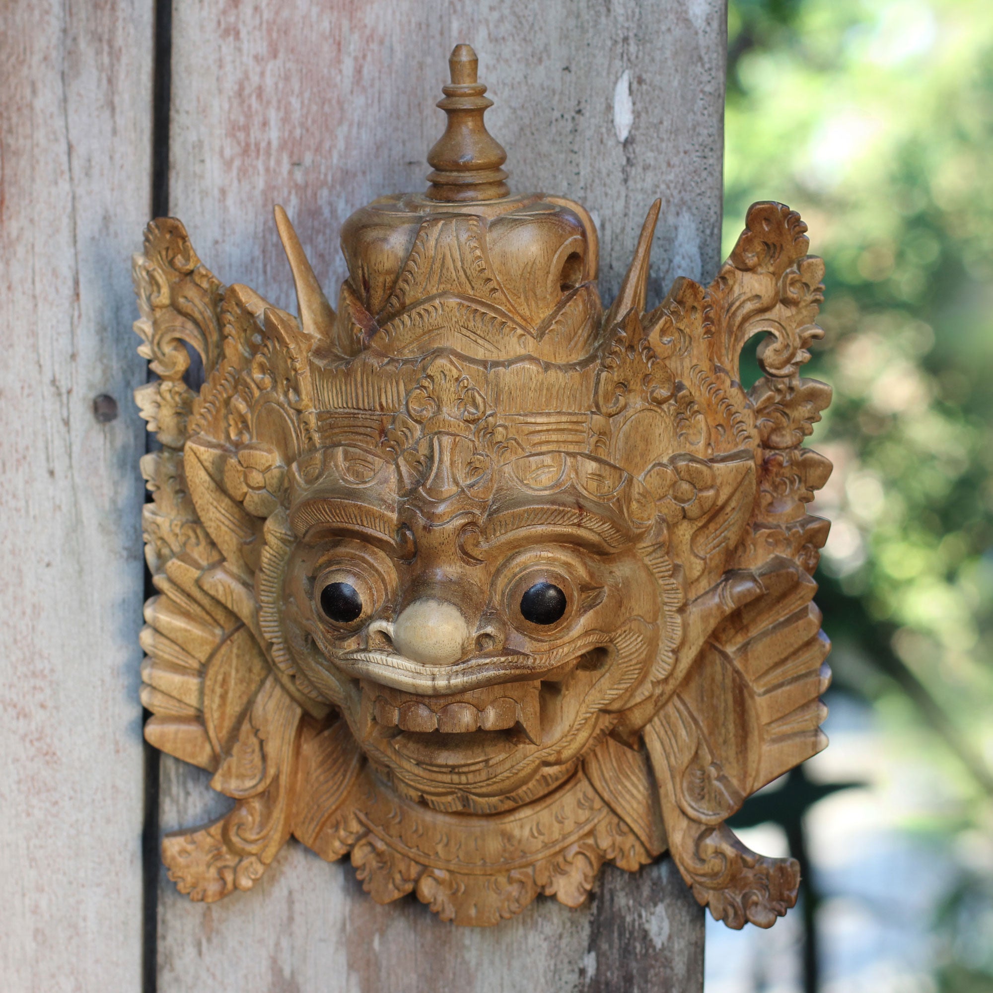Premium Bhoma the Protector - Balinese Folk Art Hero Mask