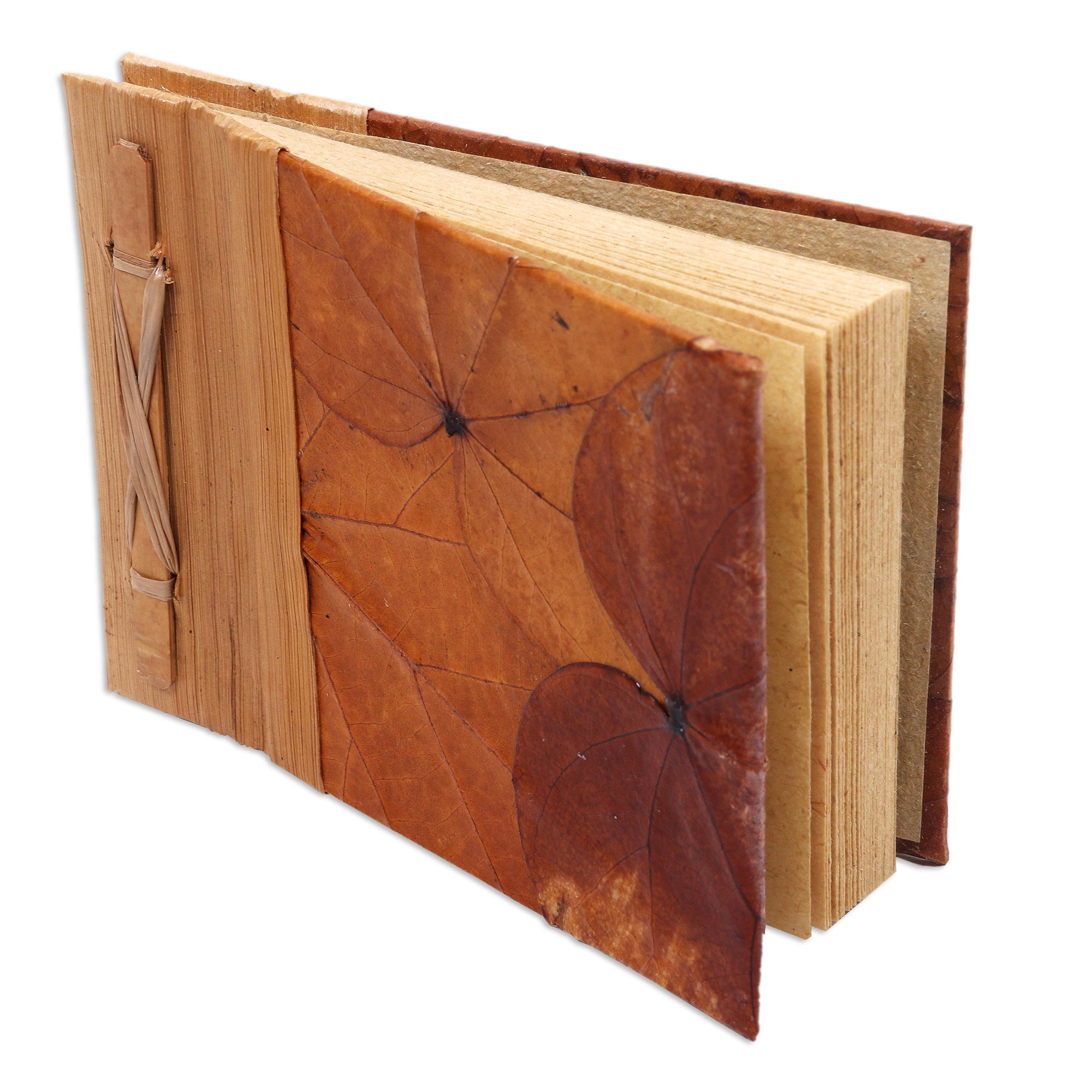 Premium Daun Waru Eco-Friendly Journal - Handmade Natural Fiber Notebook