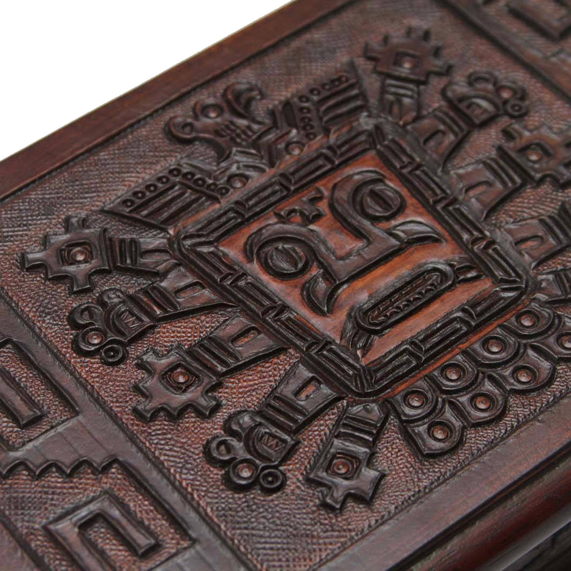 Premium Handcrafted Cedar Wood Jewelry Box with Mirror - Artisan Made in Peru