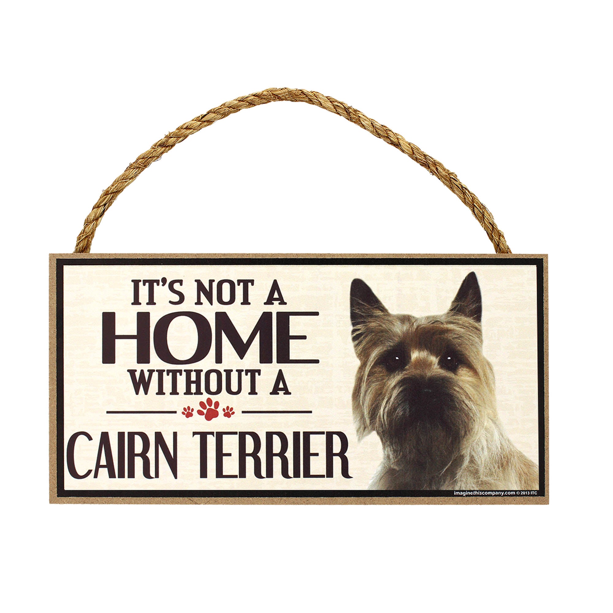 Premium Rustic Dog Lover Sign - 'Home is Where the Dog Is'