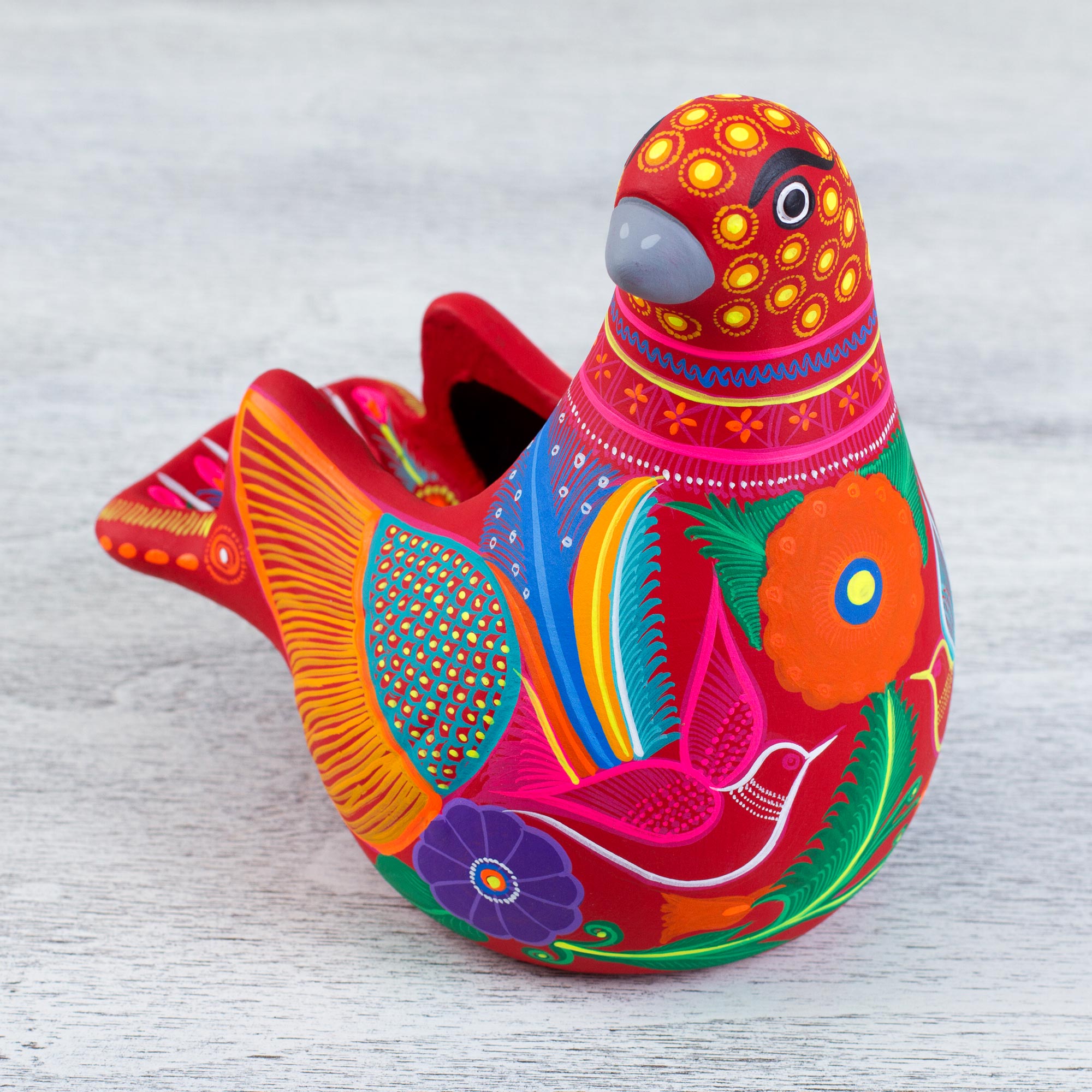 Premium Handcrafted Ceramic Dove Sculpture – Authentic Mexican Artistry