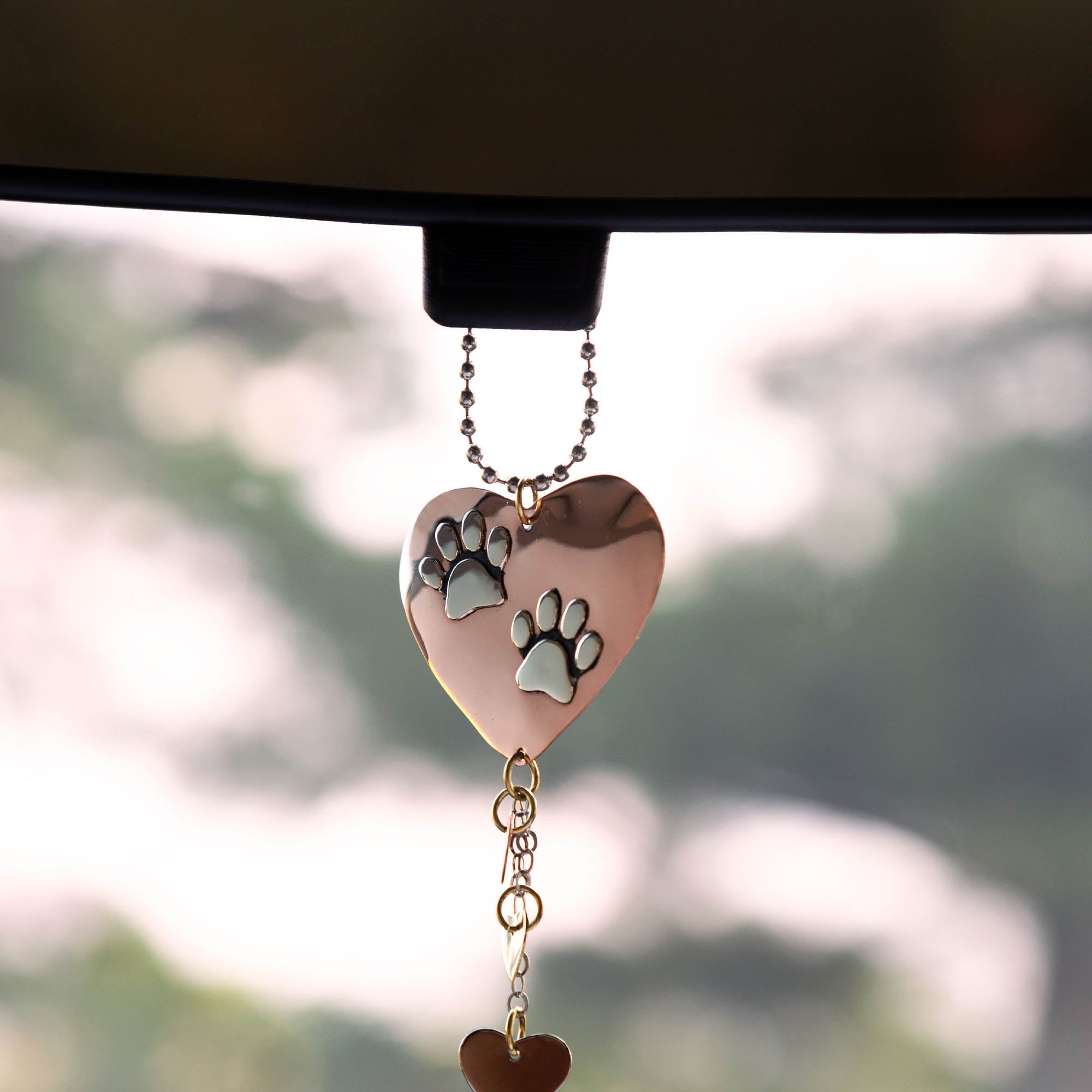 Premium Pet Parent Mixed Metal Car Charm - Ultimate Car Accessory