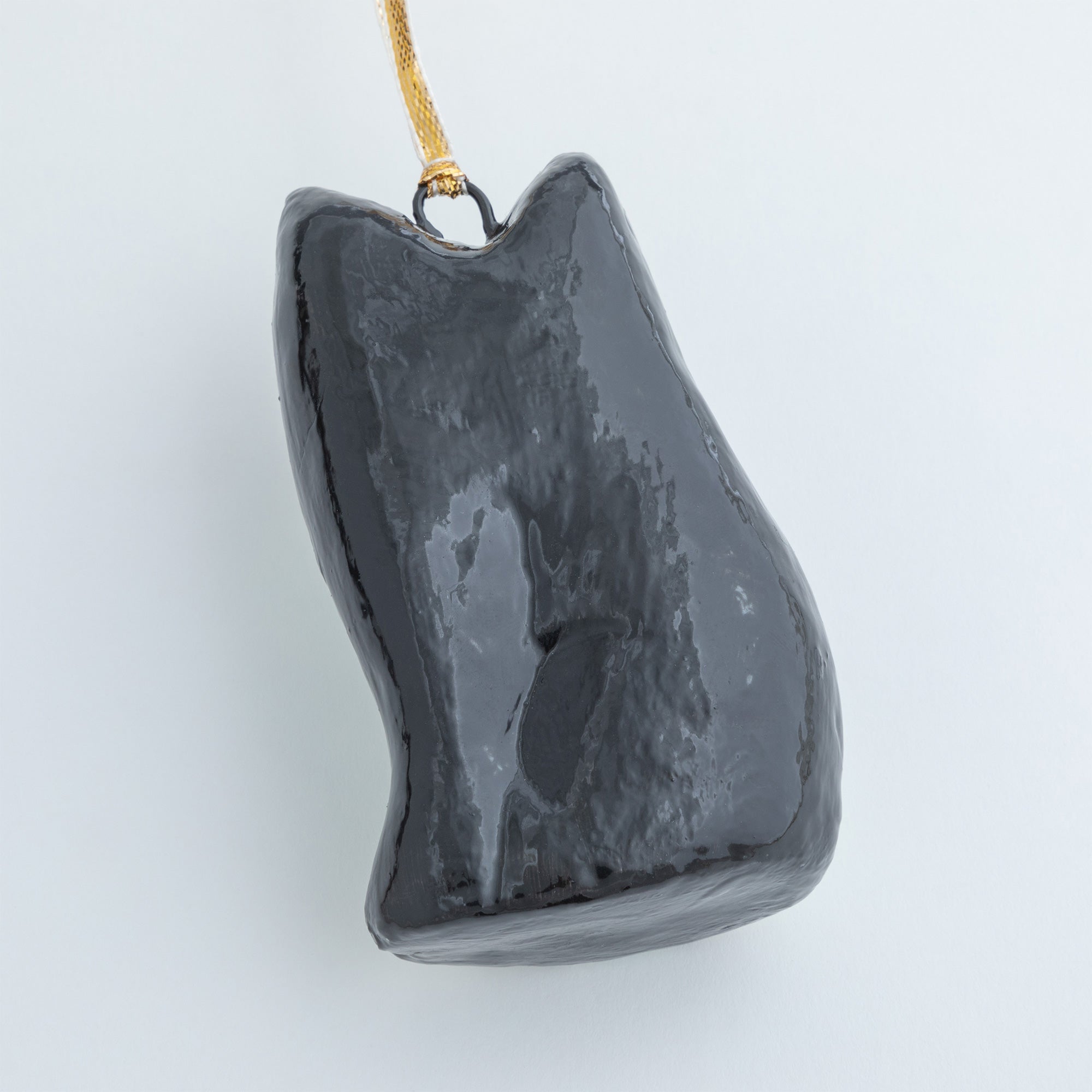 Premium Hand-Painted Cat Ornament - Unique Artisan Craft