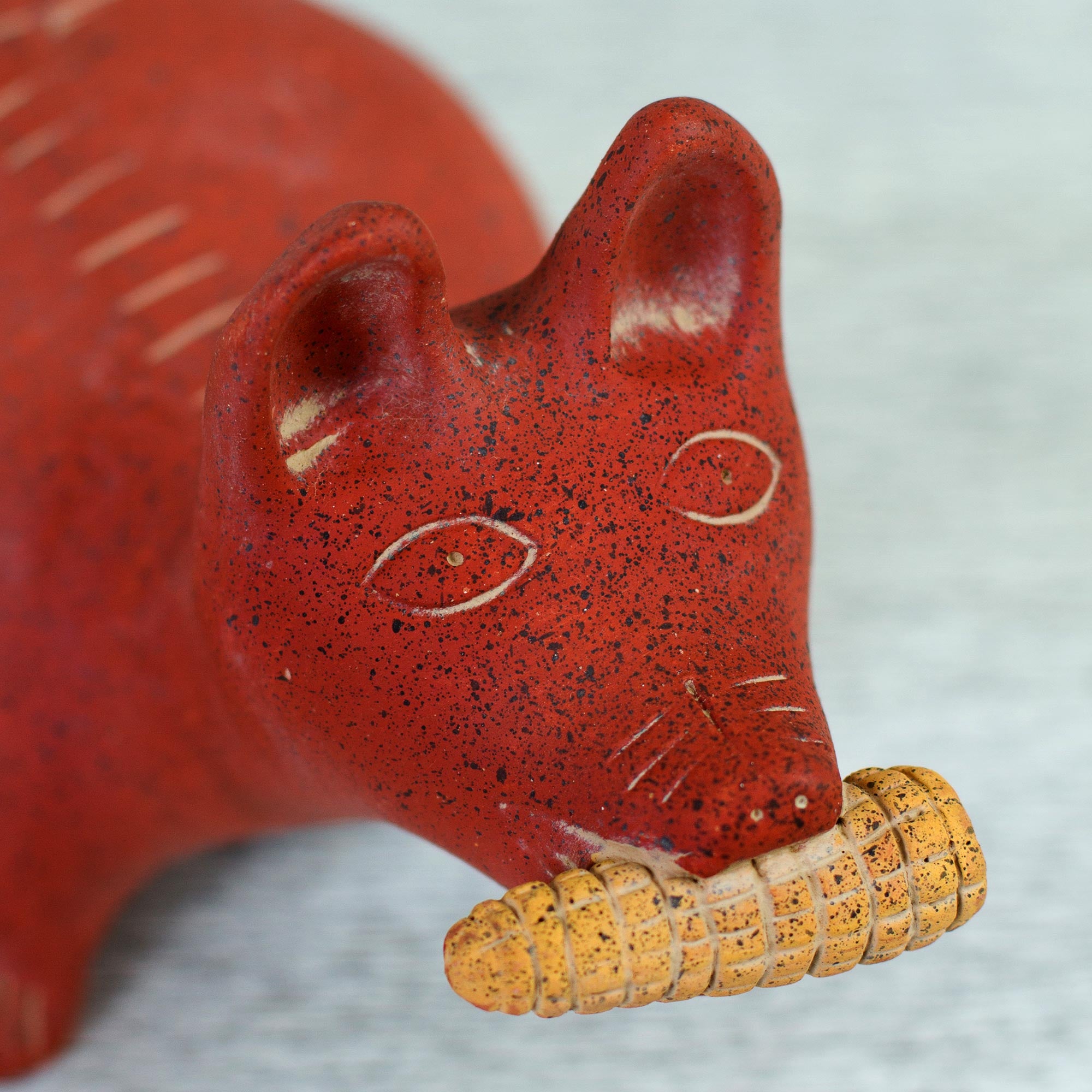 Premium Colima Dog Sculpture - Authentic Mexican Ceramic Artifact