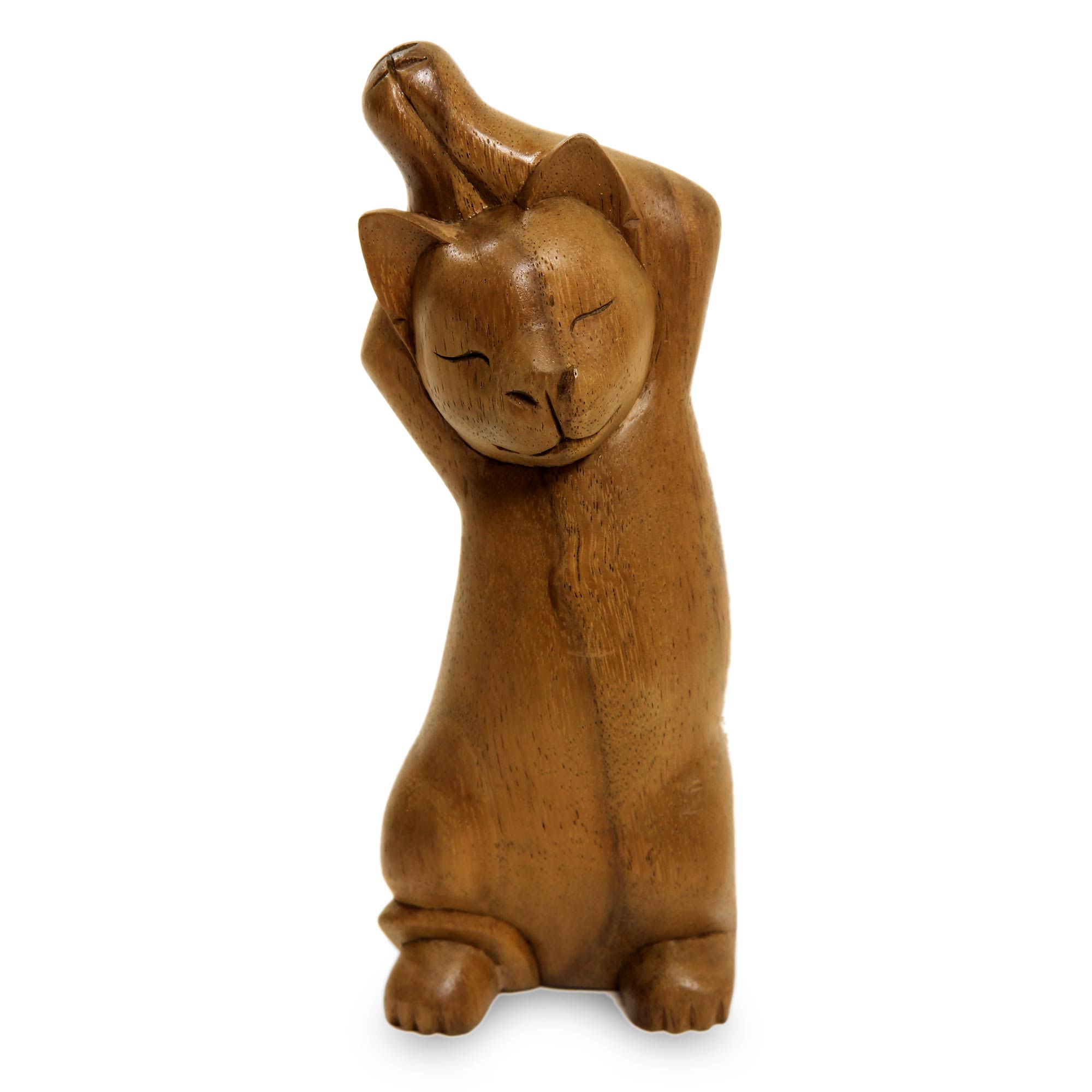 Premium Handcrafted Kitty Cat Yoga Sculpture