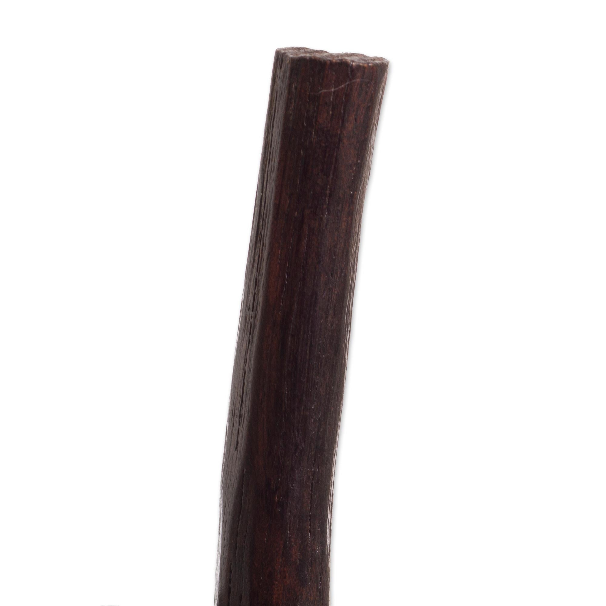 Premium Hand-Carved Mother Sloth Cedar Wood Sculpture from Peru