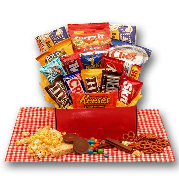 Ultimate All-American Snack Care Package - Premium Gift Box