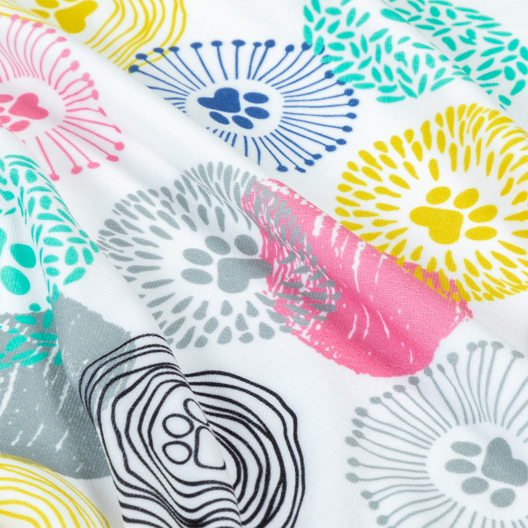 Premium Paw Print Oversized Quick-Dry Towel