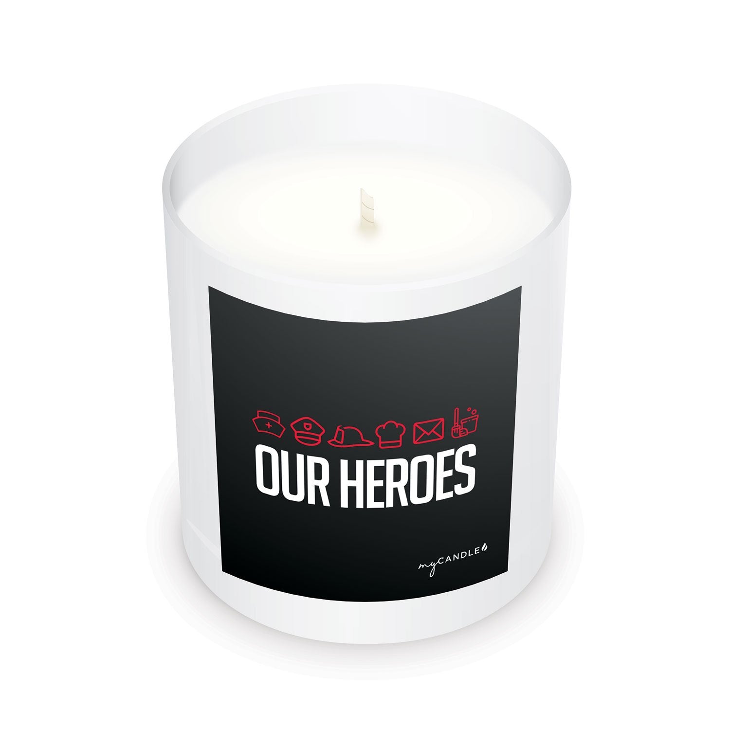 Premium Heroes Candle - Ultimate Gift for Frontline Heroes