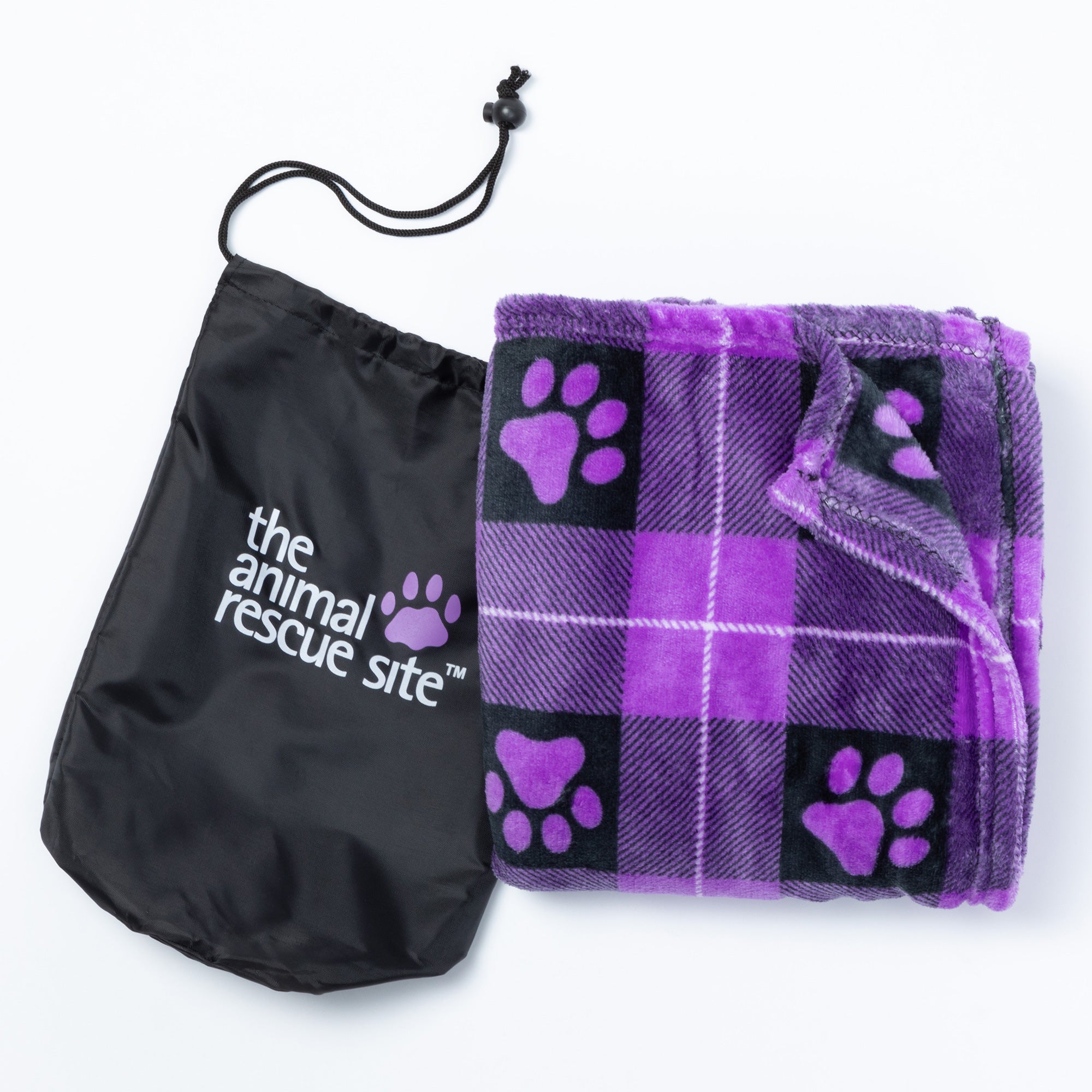 Ultimate Cozy Paw Print Travel Blanket - Premium Softness for Every Adventure