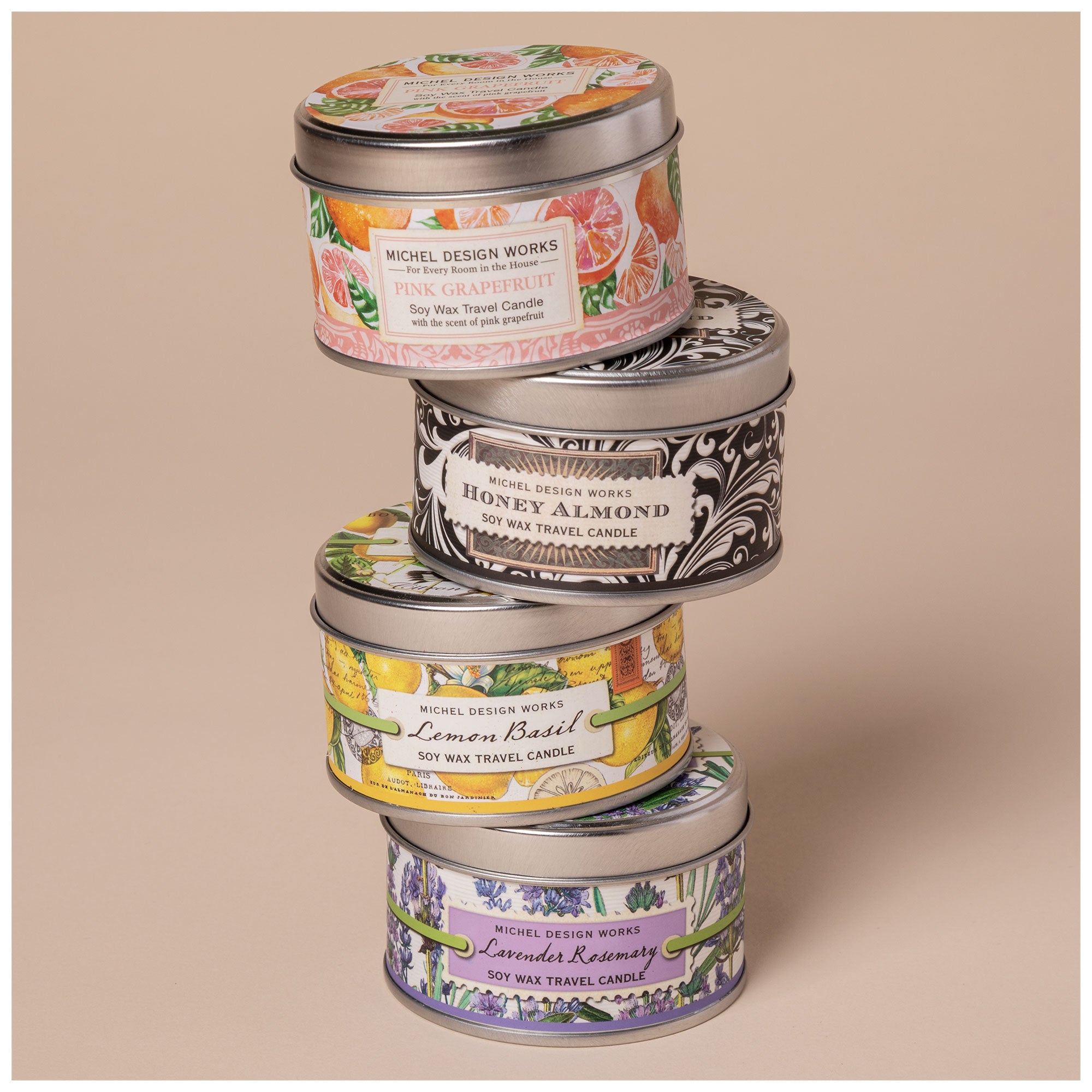 Premium Michel Design Works Travel Tin Candle - Ultimate Scent Experience