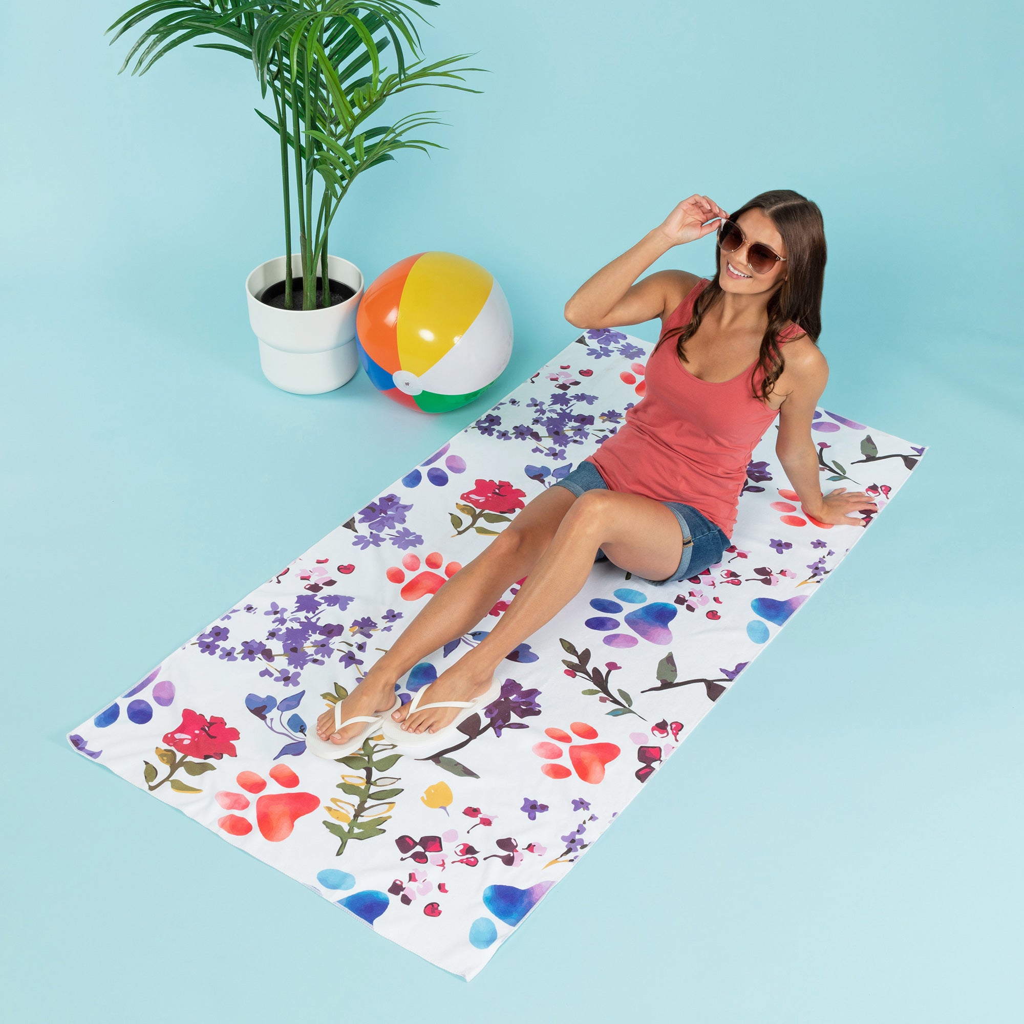 Ultimate Sand-Free Microfiber Beach Towel - Premium Quick-Dry Design