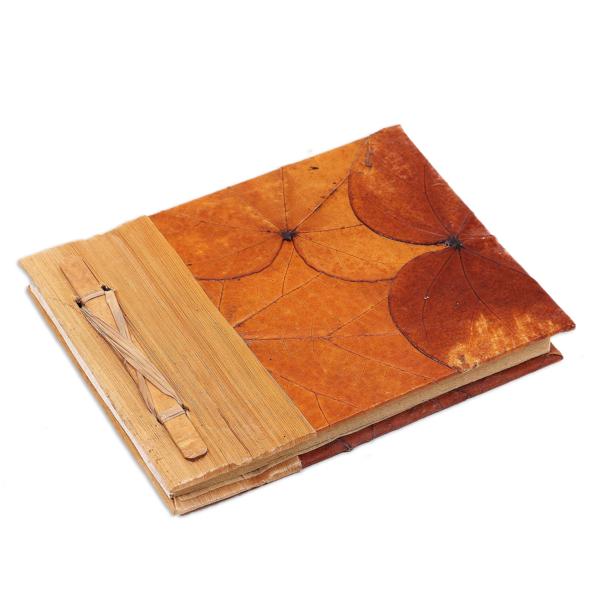 Premium Daun Waru Eco-Friendly Journal - Handmade Natural Fiber Notebook