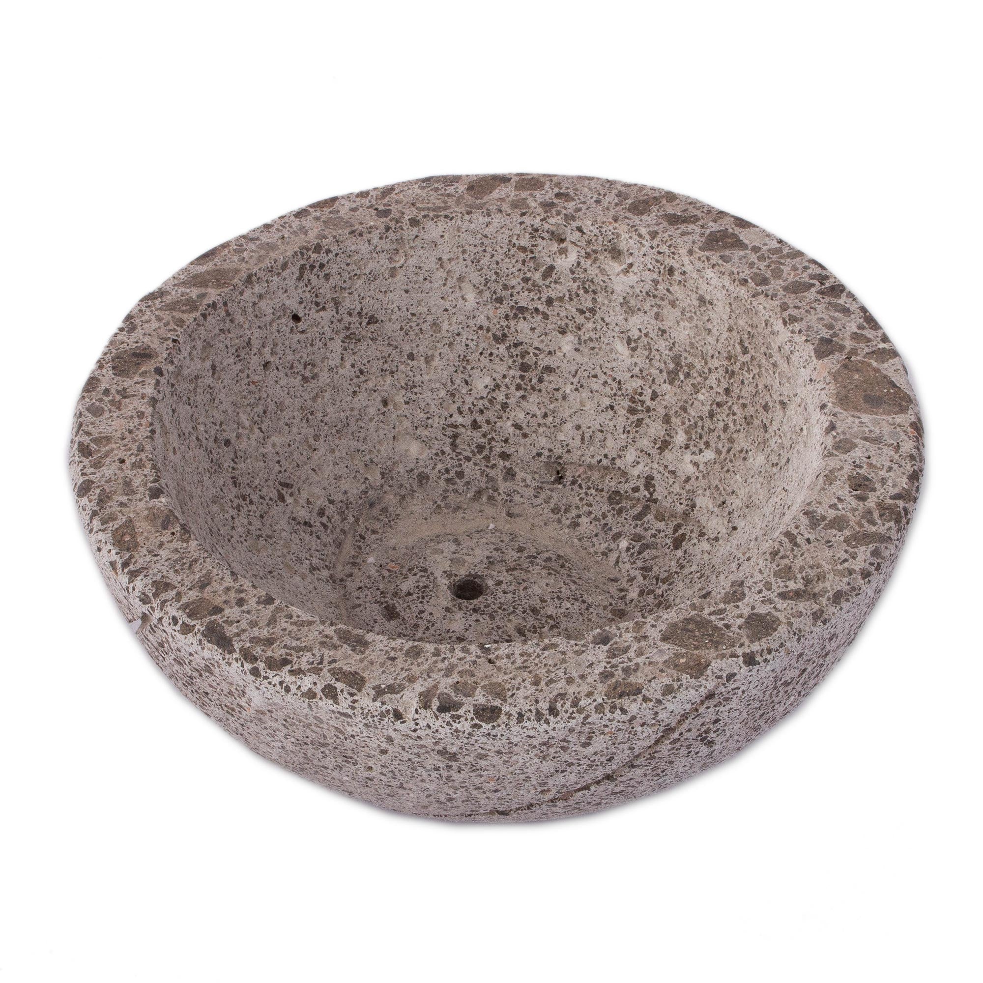 Premium Reclaimed Stone Spiral Flower Pot - Handcrafted in Mexico