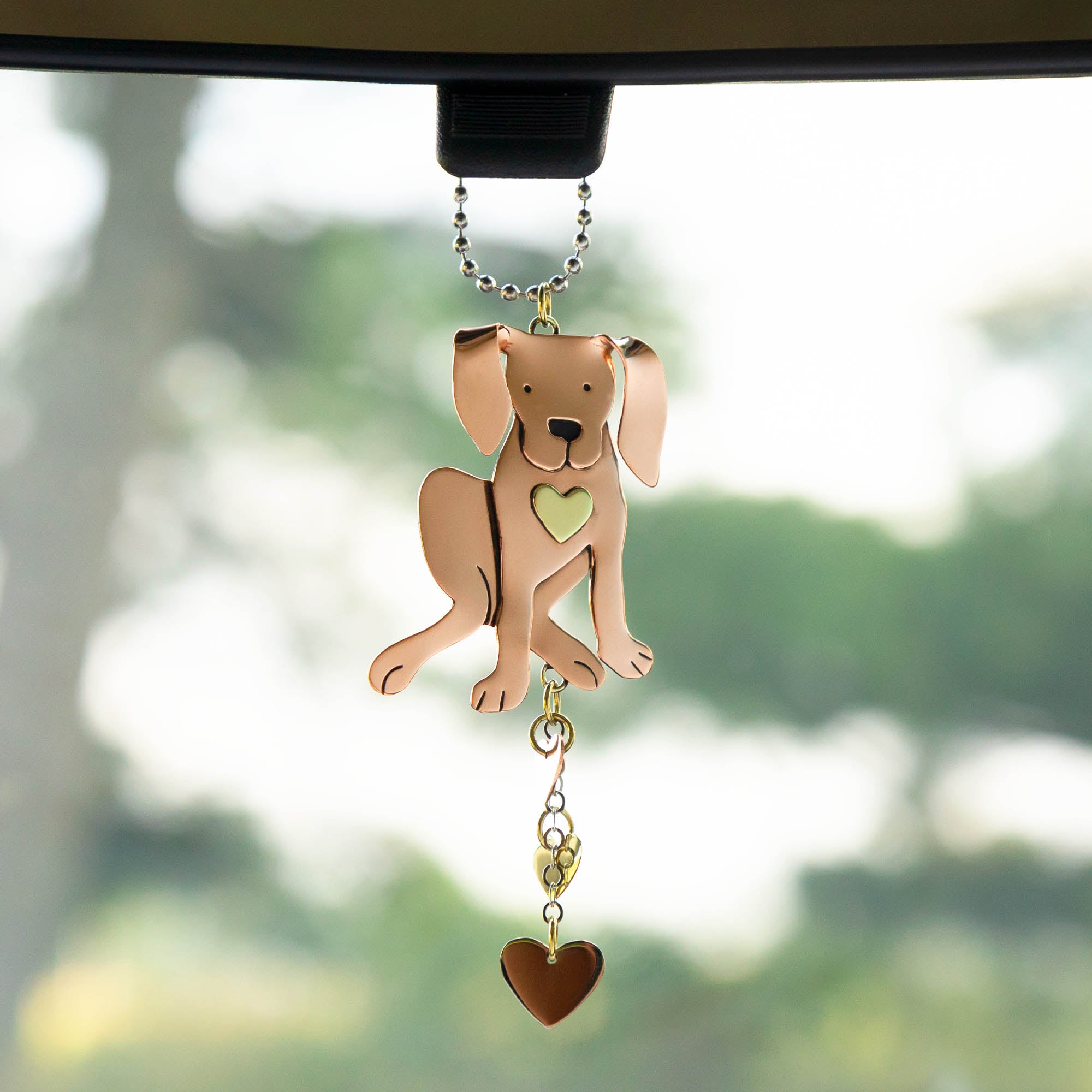 Premium Pet Parent Mixed Metal Car Charm - Ultimate Car Accessory
