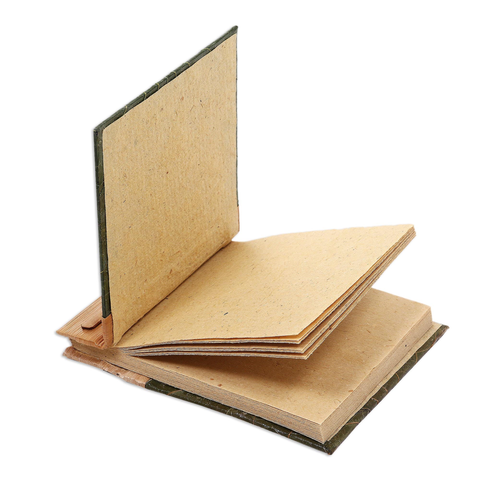 Premium Natural Fiber Journal by Daun Kupu - Handmade Eco-Friendly Notebook