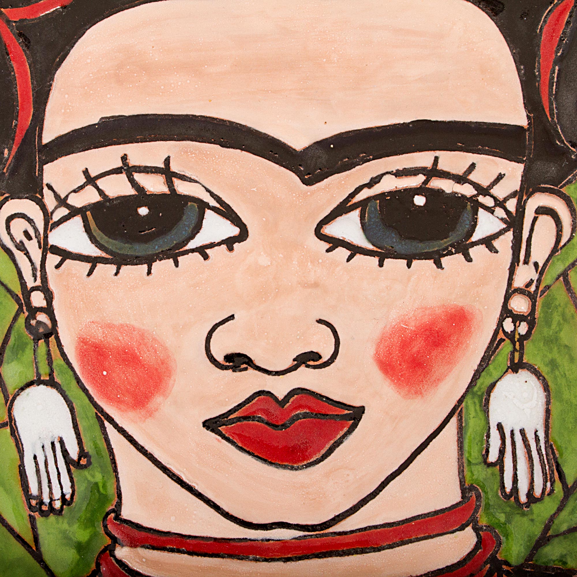 Premium Frida Kahlo Handcrafted Ceramic Wall Plate - Ultimate Artisan Decor