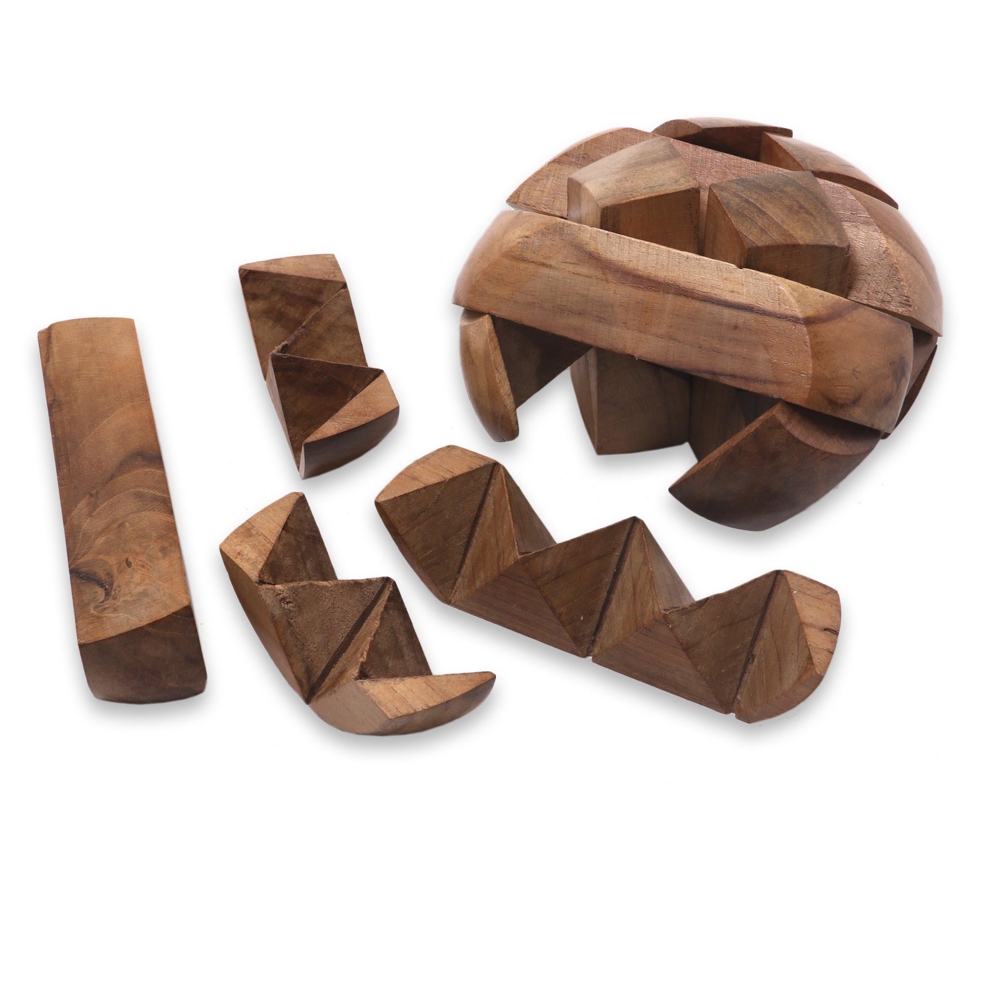 Premium Handcrafted Teak Wood Puzzle – Executive Desk Challenge