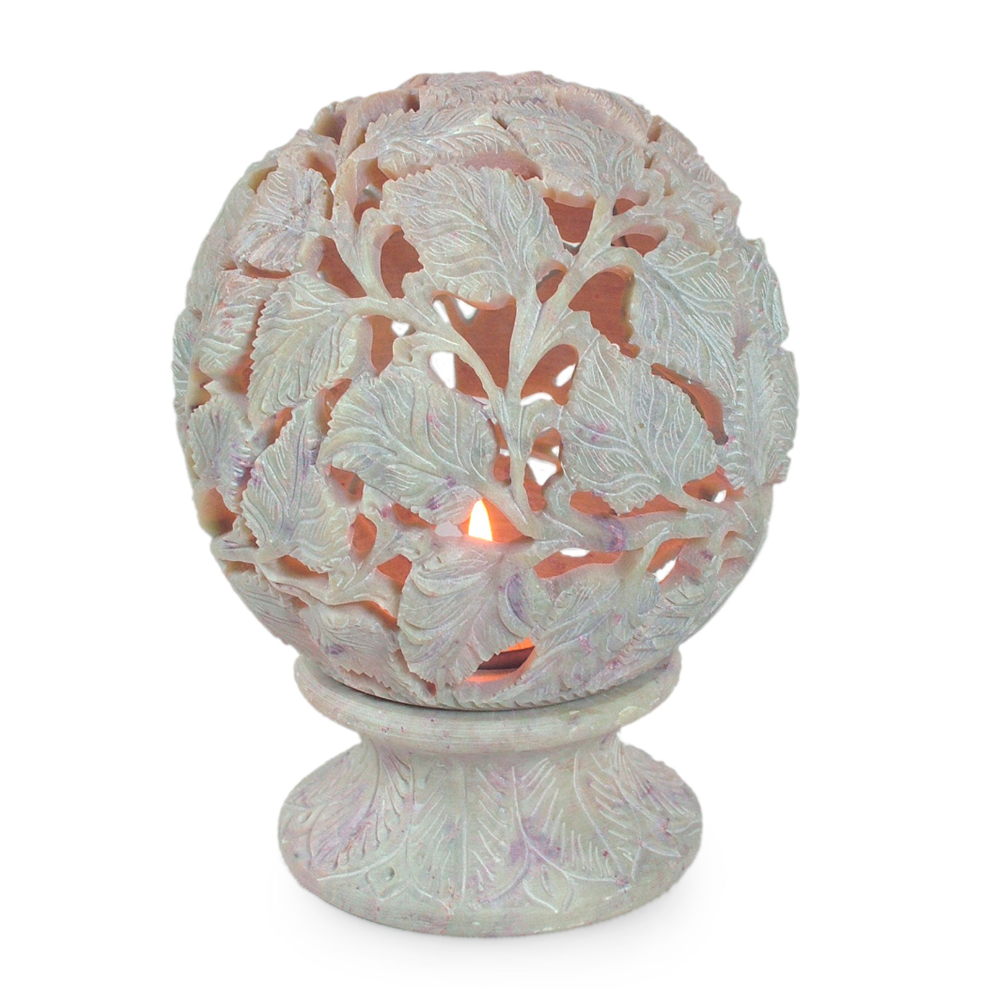 Premium Soapstone Candleholder - Illuminate Your Space with Elegance