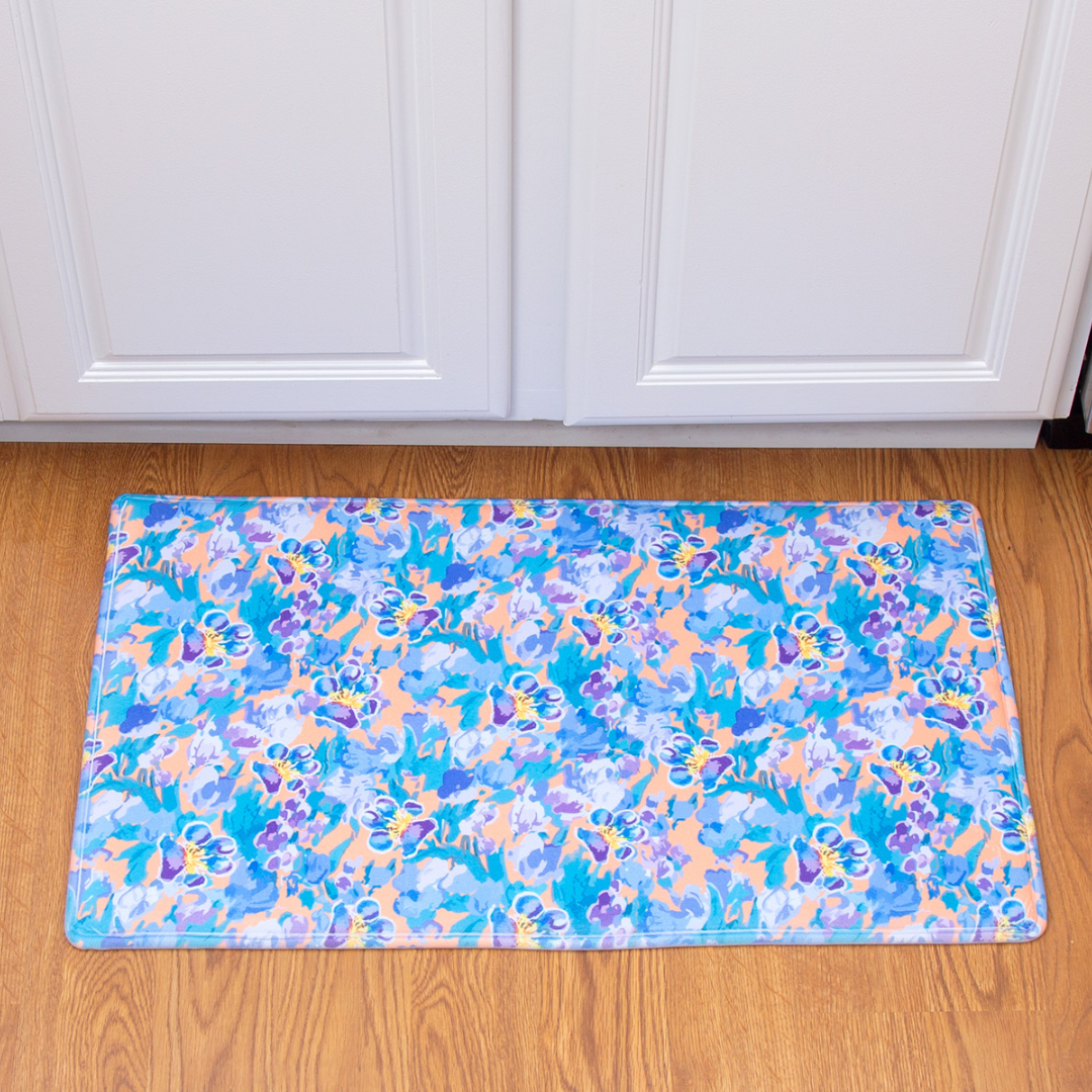 Premium Floral Paw Memory Foam Mat - Upgrade Your Home Comfort