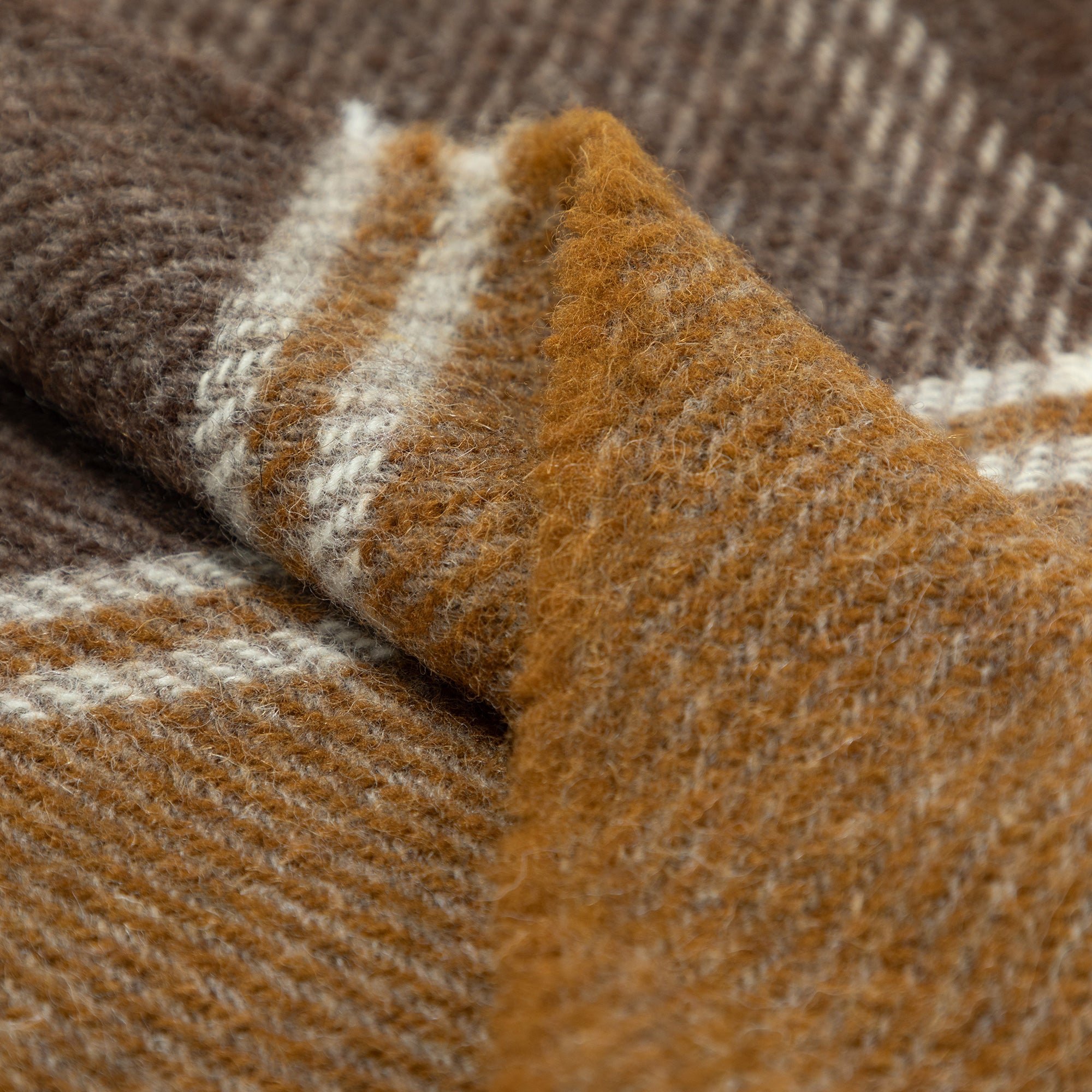 Premium Ukrainian 100% Wool Fringed Throw Blanket - Ultimate Warmth & Style