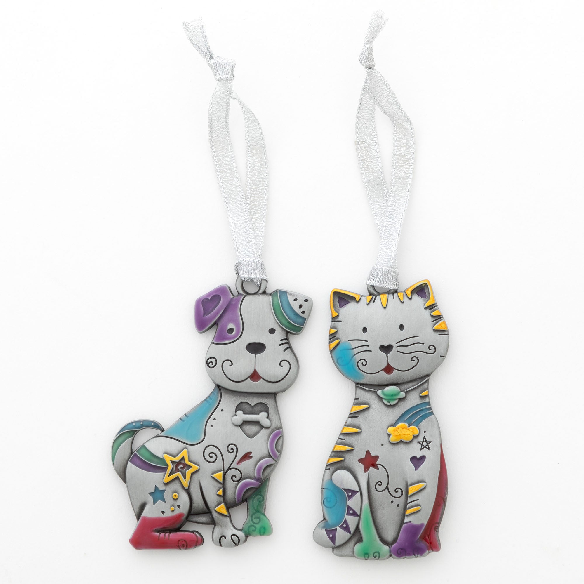 Premium Color Pop Kitty & Dog Ornament - Ultimate Holiday Decor